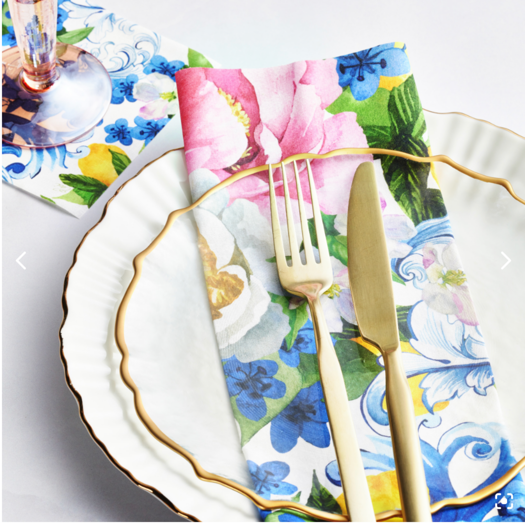 Ceci X MY DRAP Fiorella Dinner Napkins