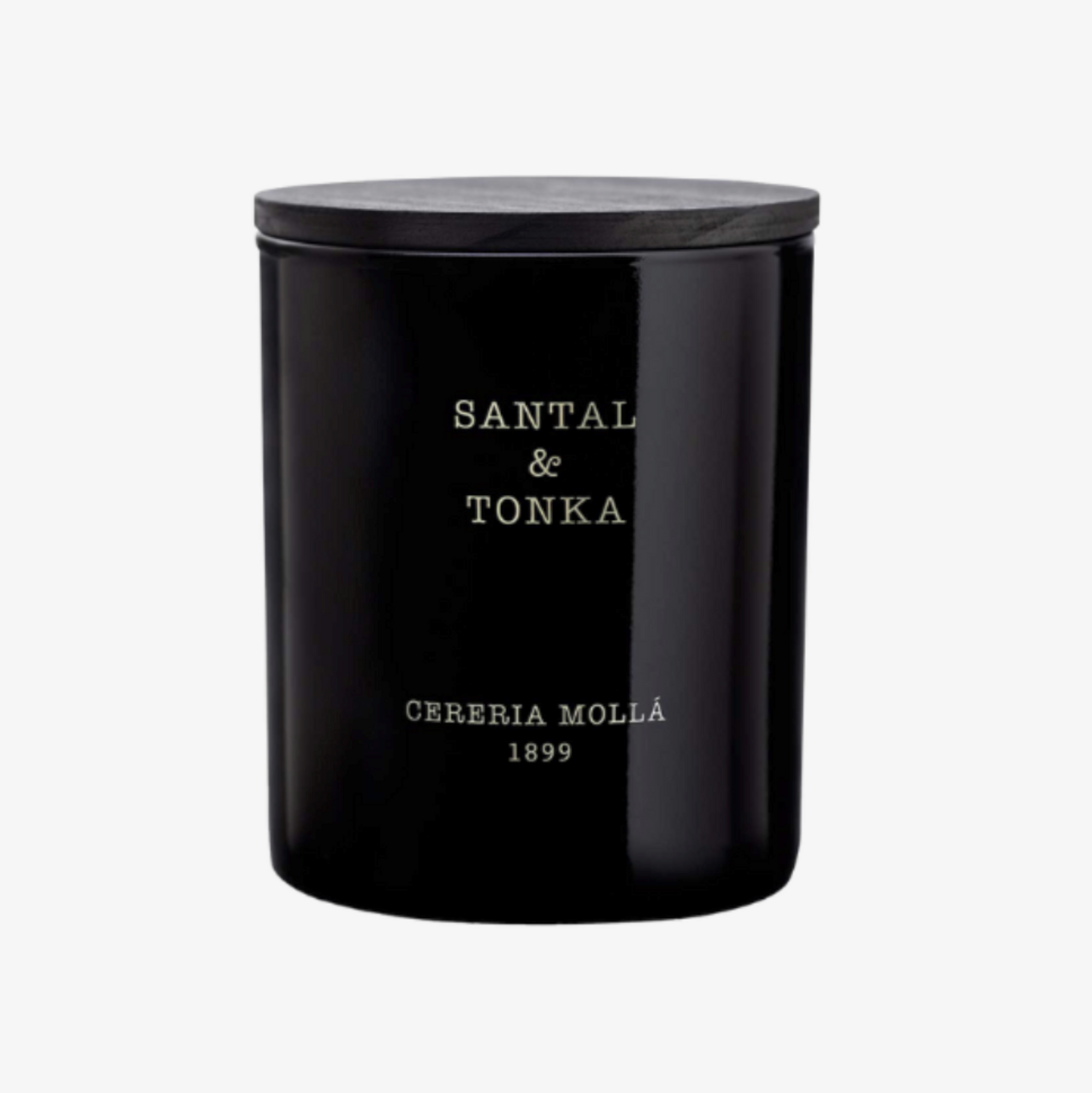 Cereria Molla Santal & Tonka Black 8 0z/230 gm. Premium Candle