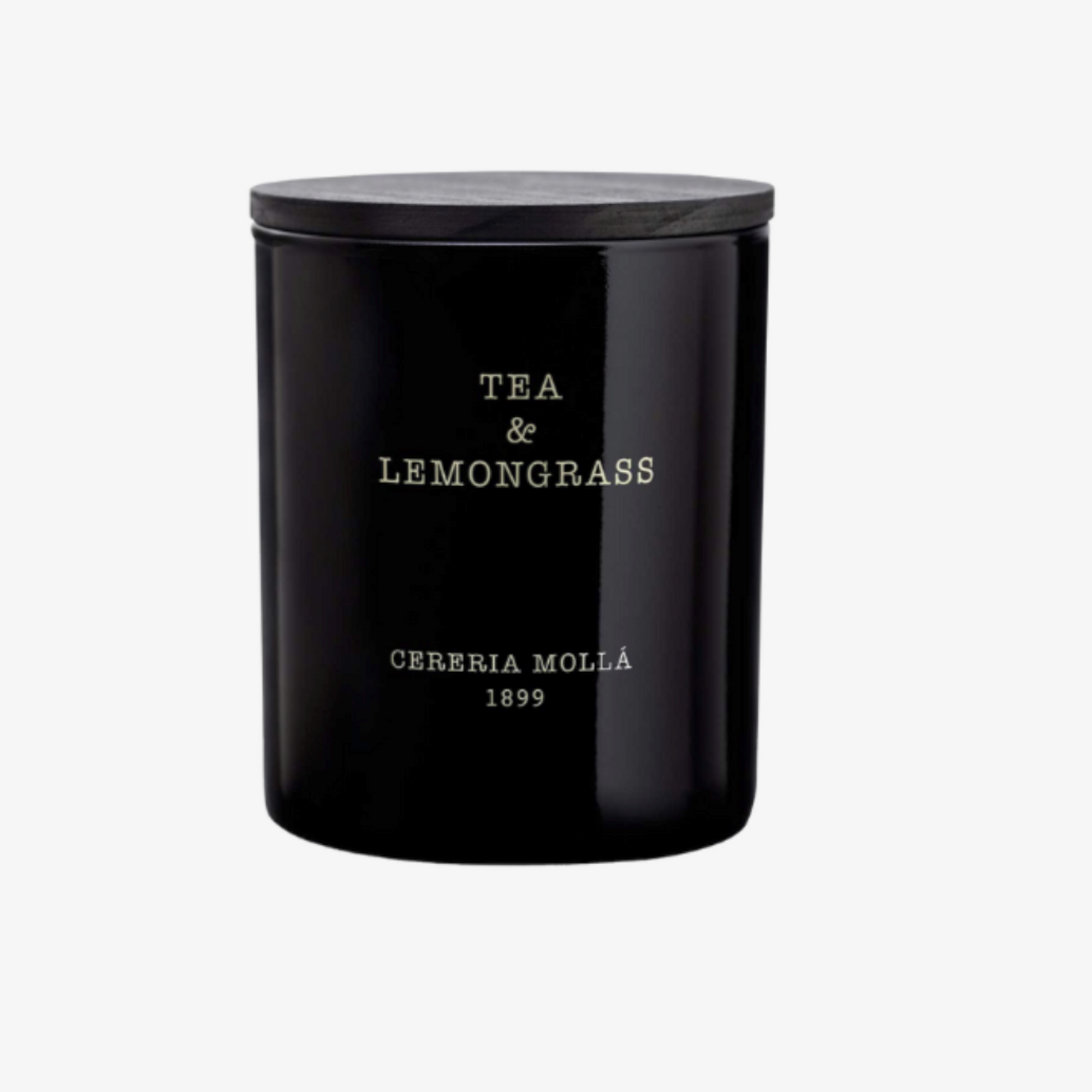 Cereria Molla Tea and Lemongrass Black 8 0z/230 gm. Premium Candle