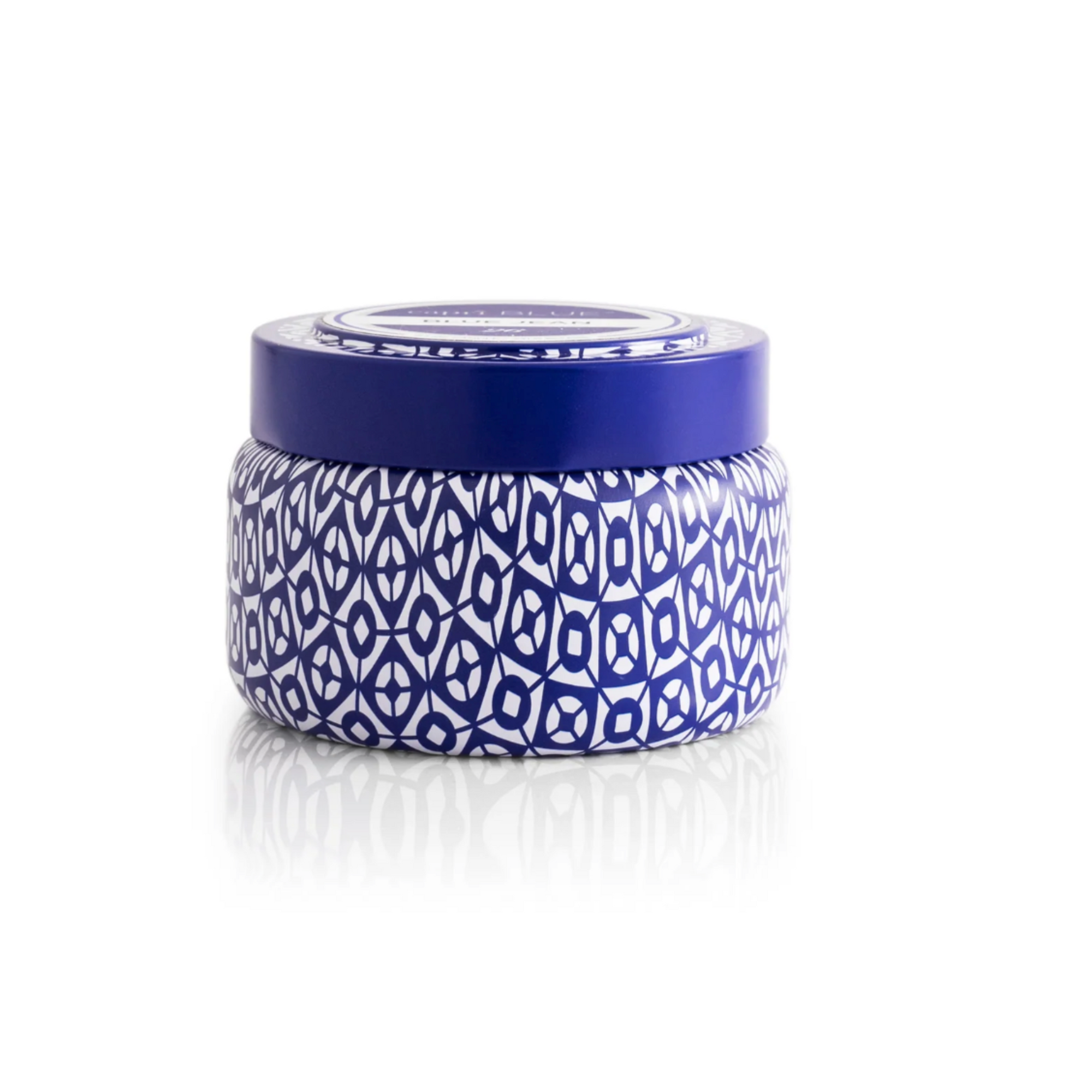 Capri Blue Blue Jean Signature Printed Travel Tin Candle