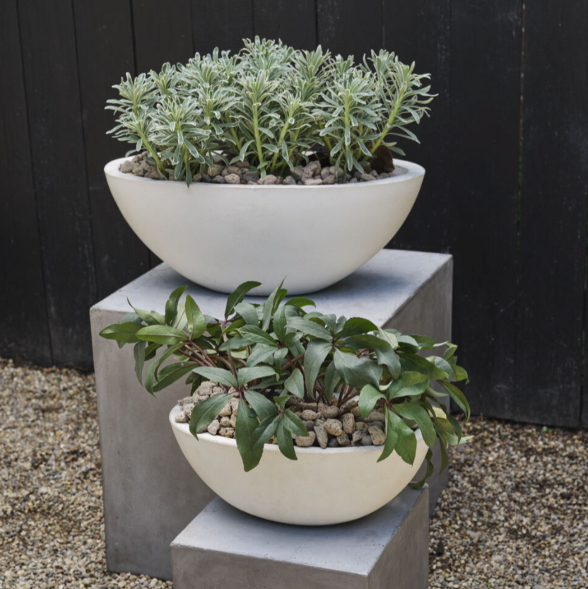 Small Newport Boat Concrete White