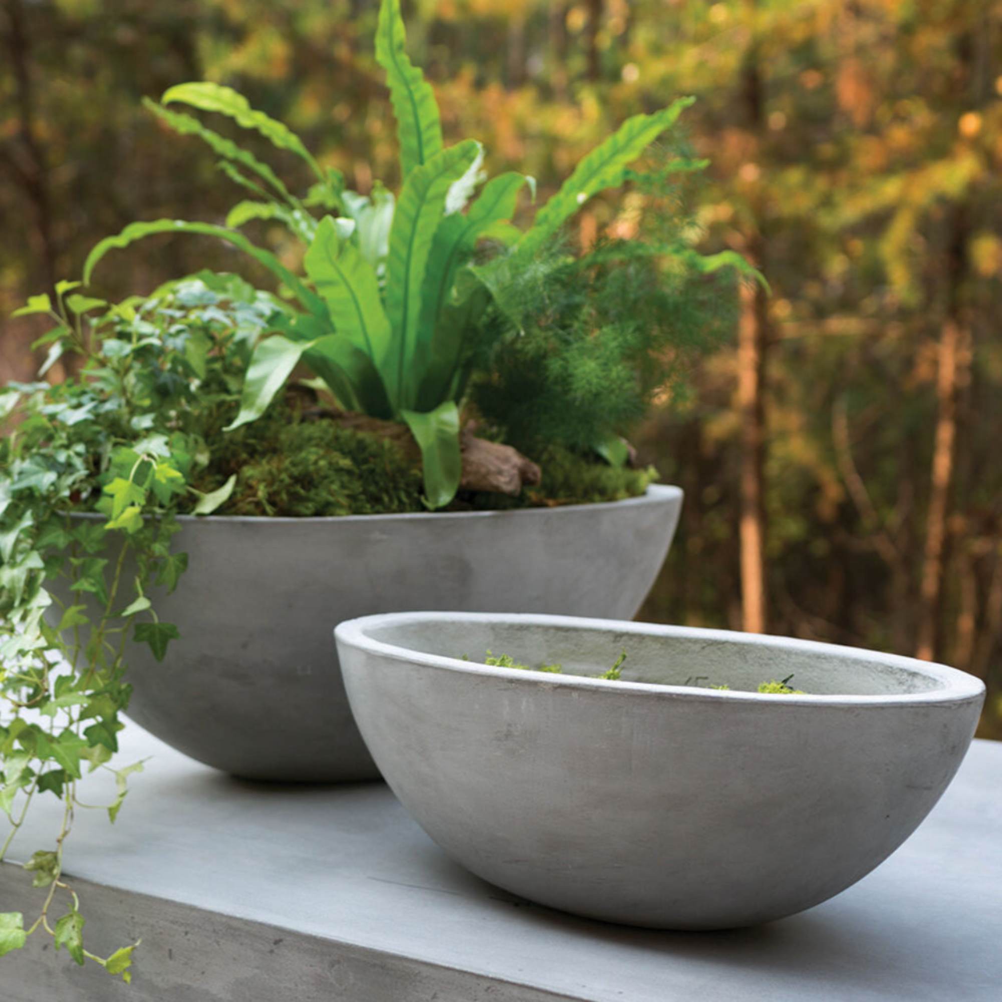 Large Newport Boat Concrete Grey