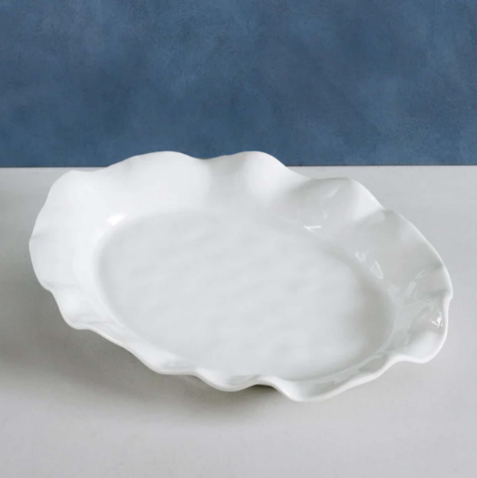 VIda Havana Oval Platter, White
