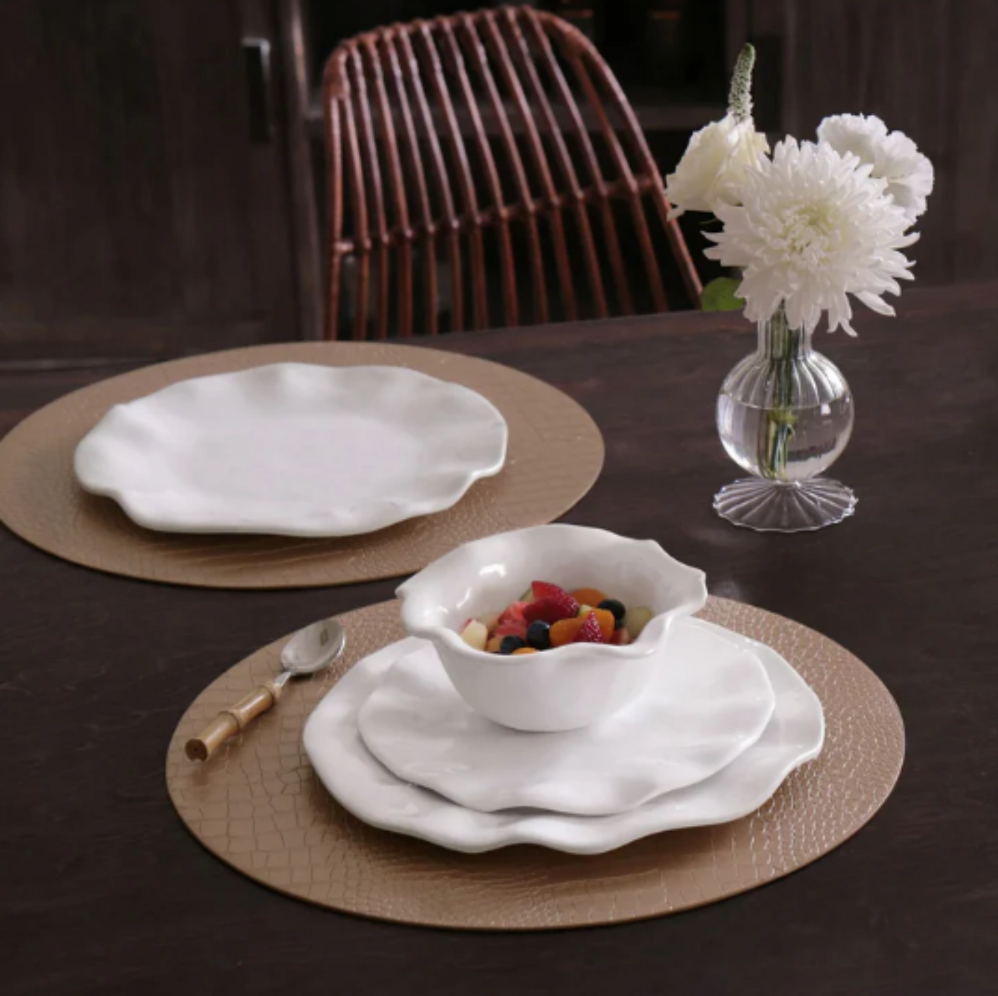 VIDA Havana 9" Salad Plate S4, White