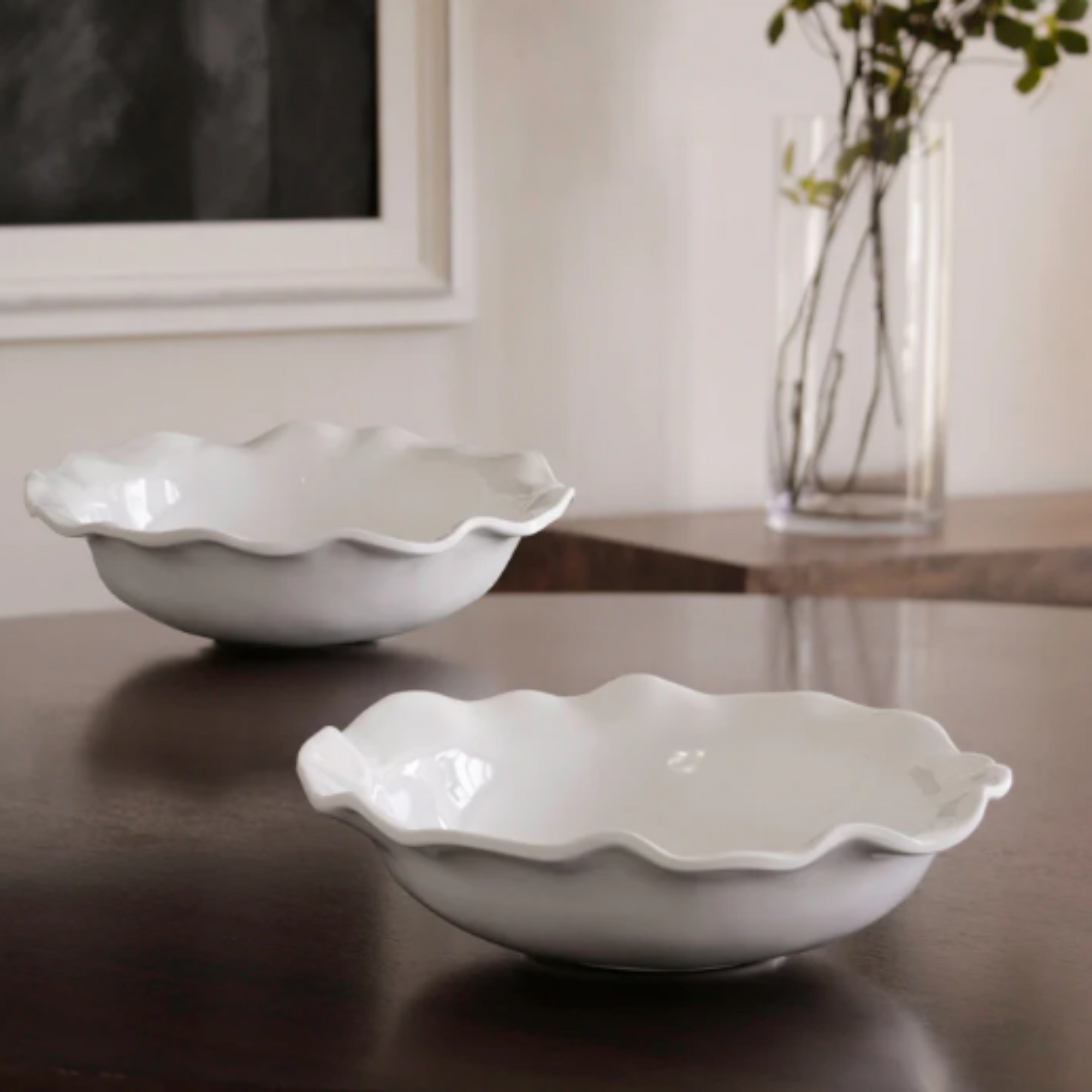 VIDA Havana Lg Pasta Bowl, White