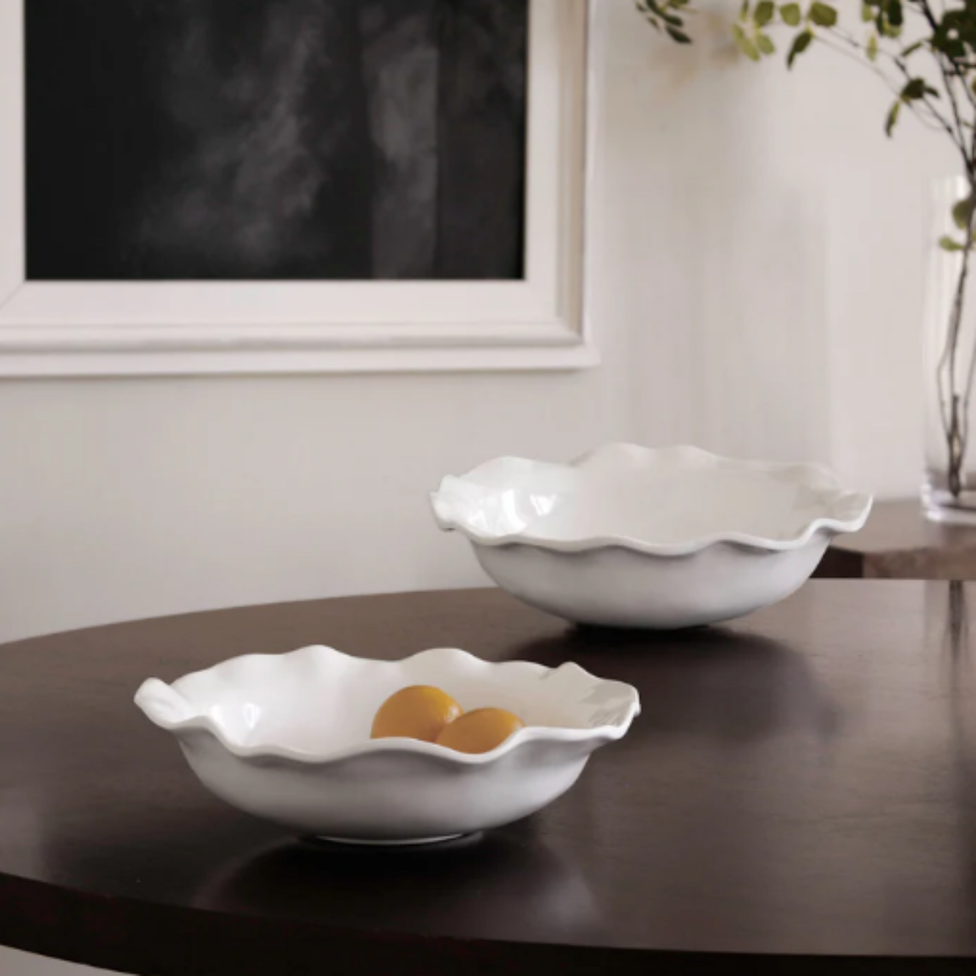 VIDA Havana Lg Pasta Bowl, White