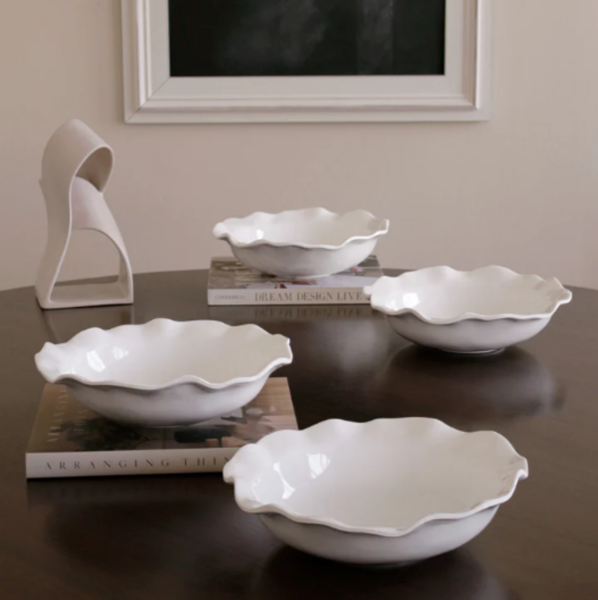 VIDA Havana Md Pasta Bowl, White