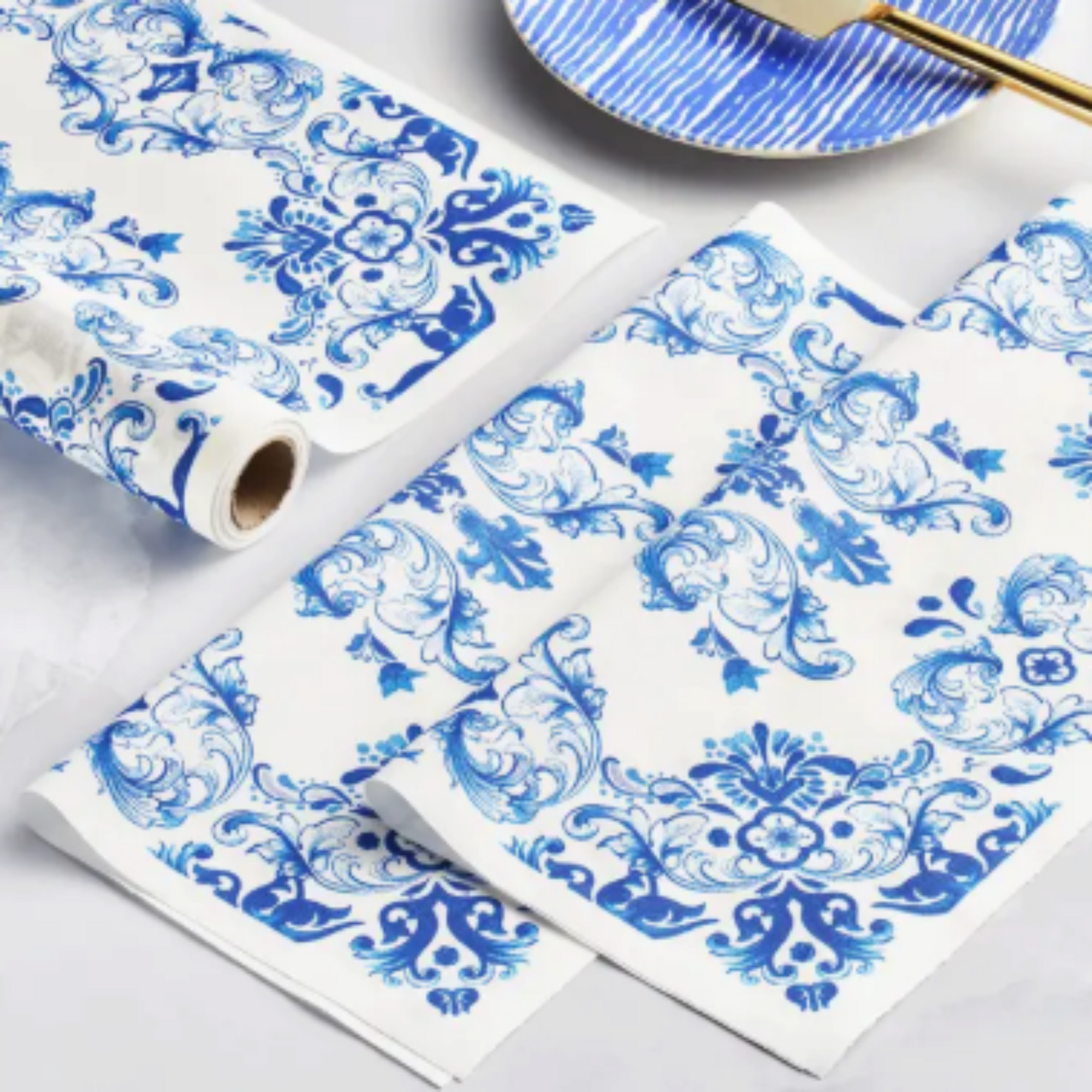 Ceci New York X MY DRAP Mediterranean Tile Cotton Placemats