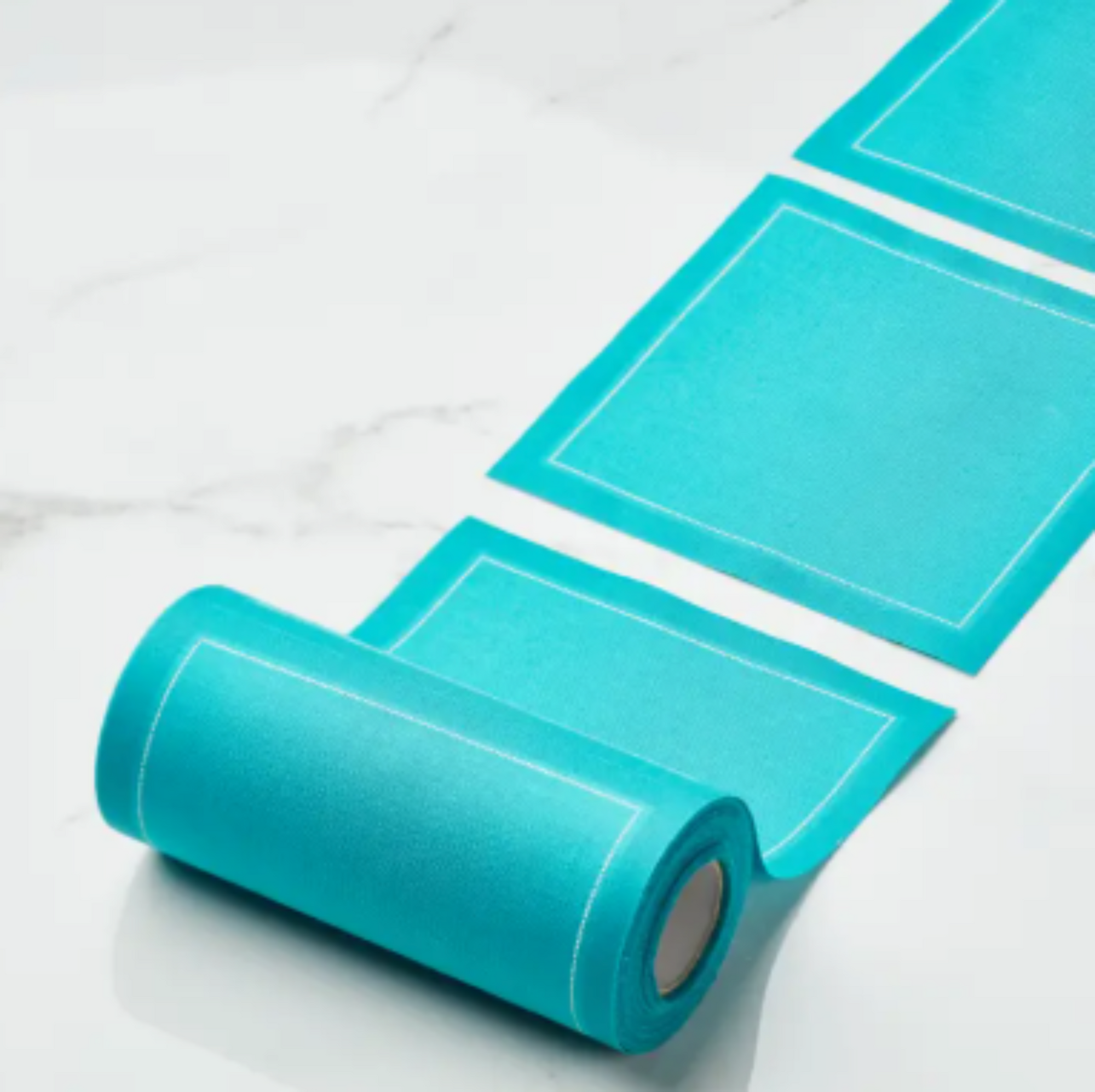 Caribbean Green Cotton Cocktail Napkins 50 Units