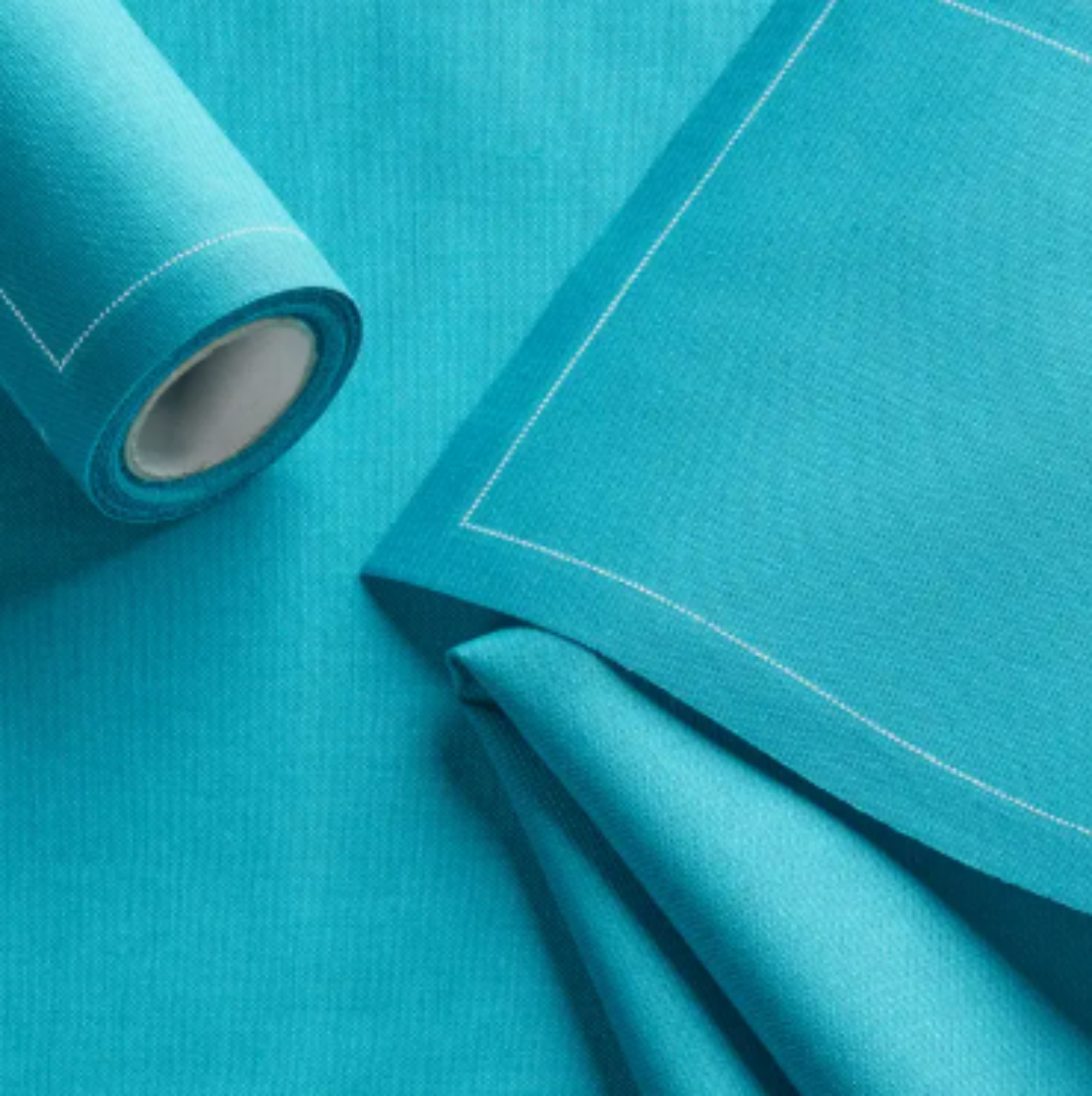 Caribbean Green Cotton Cocktail Napkins 50 Units