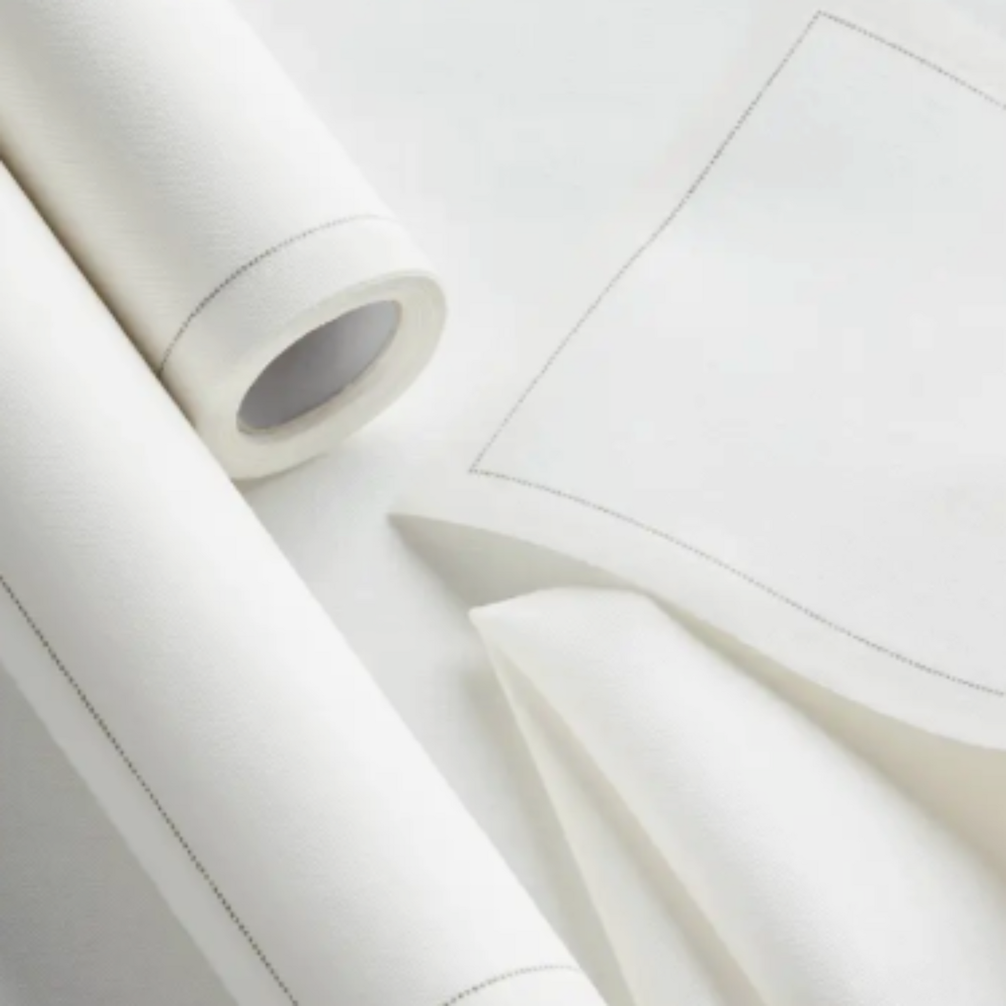 Cream Cotton Cocktail Napkins 50 Units