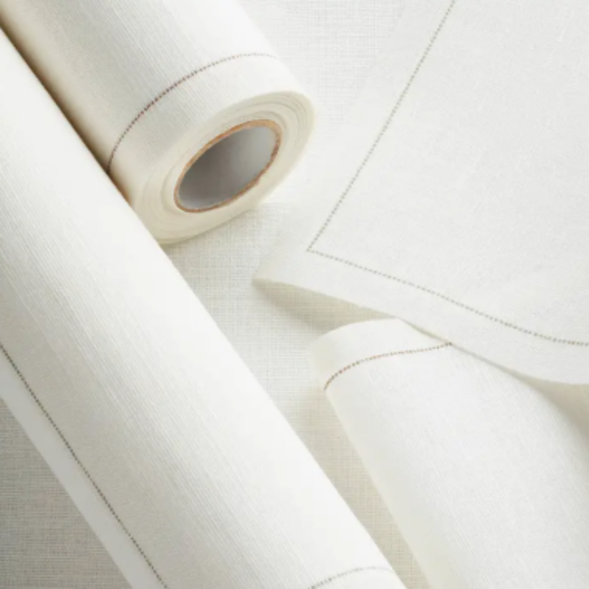 Cream Linen Cocktail Napkins 50 Units