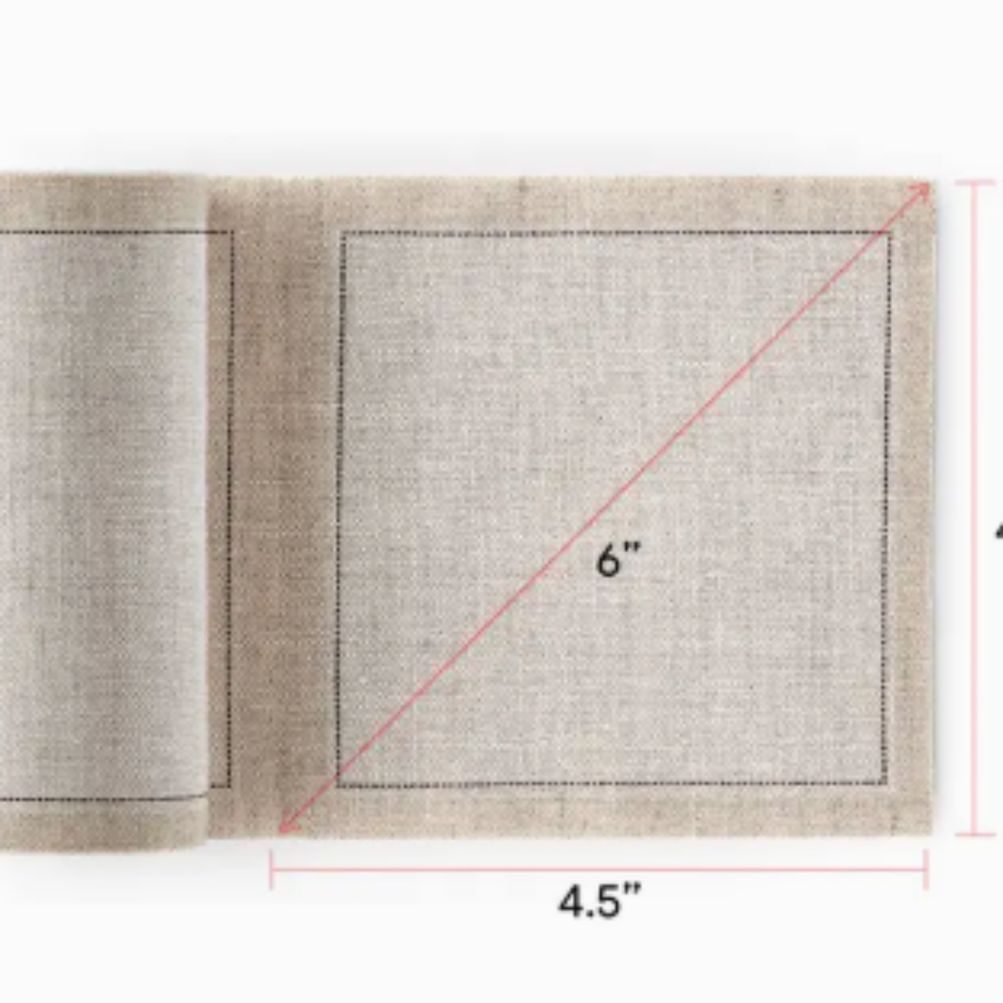 Natural Linen Cocktail Napkins 50 Units