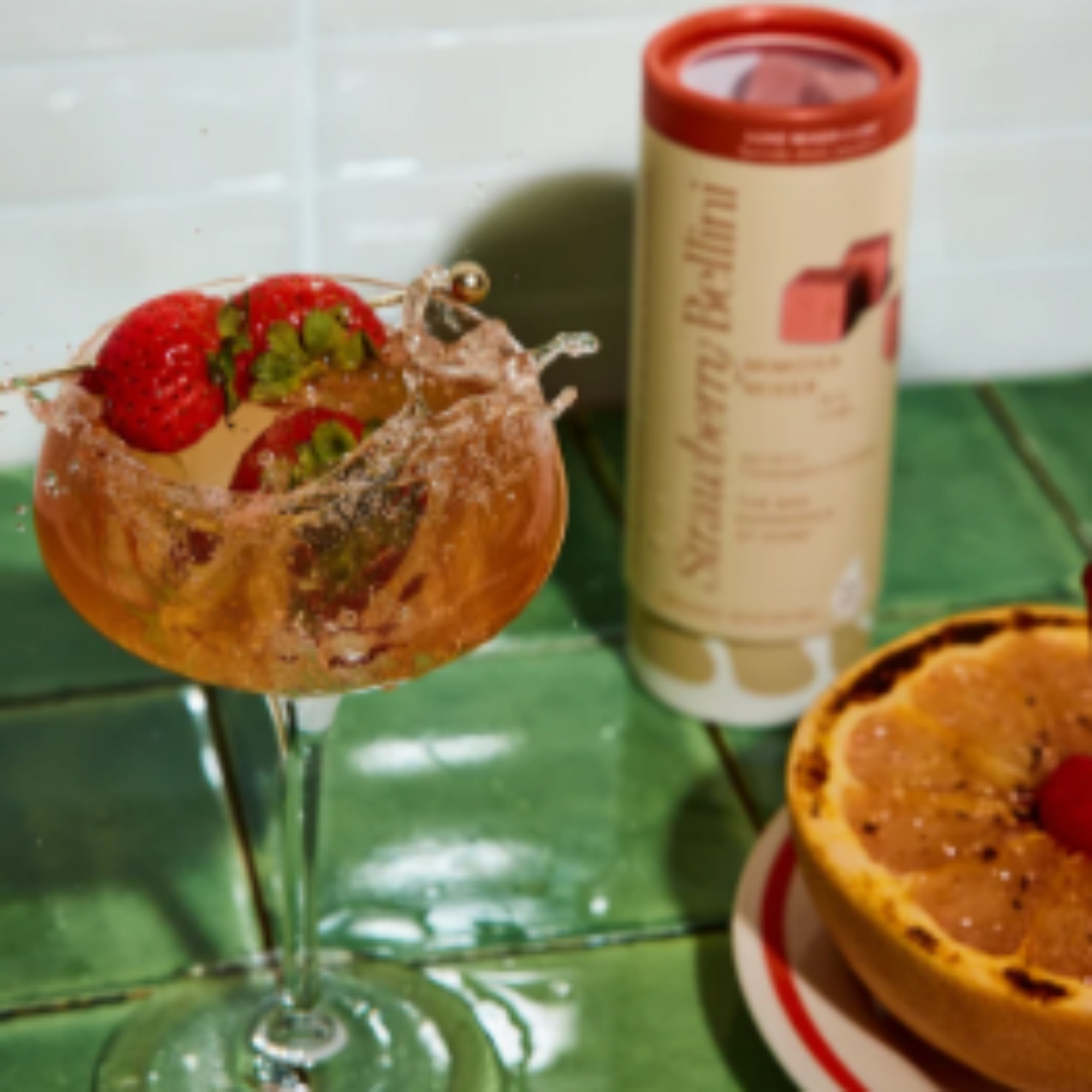 Strawberry Bellini Mimosa Mixer