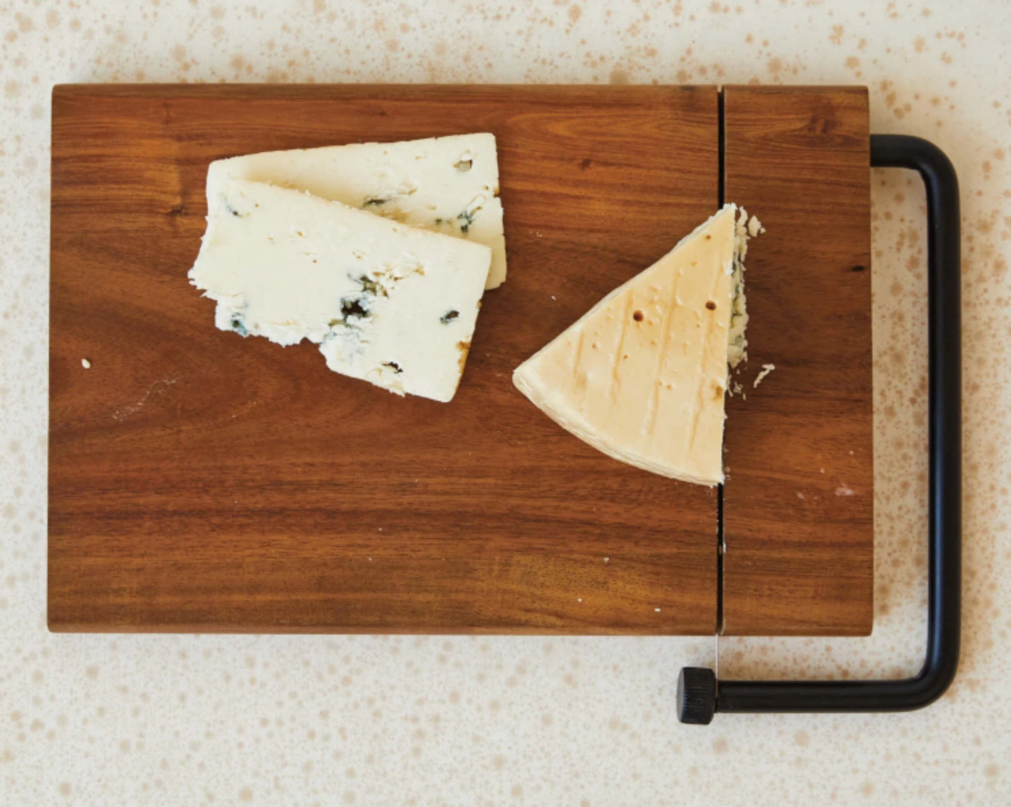 Acacia Wood & Stainless Steel Cheese Slicer