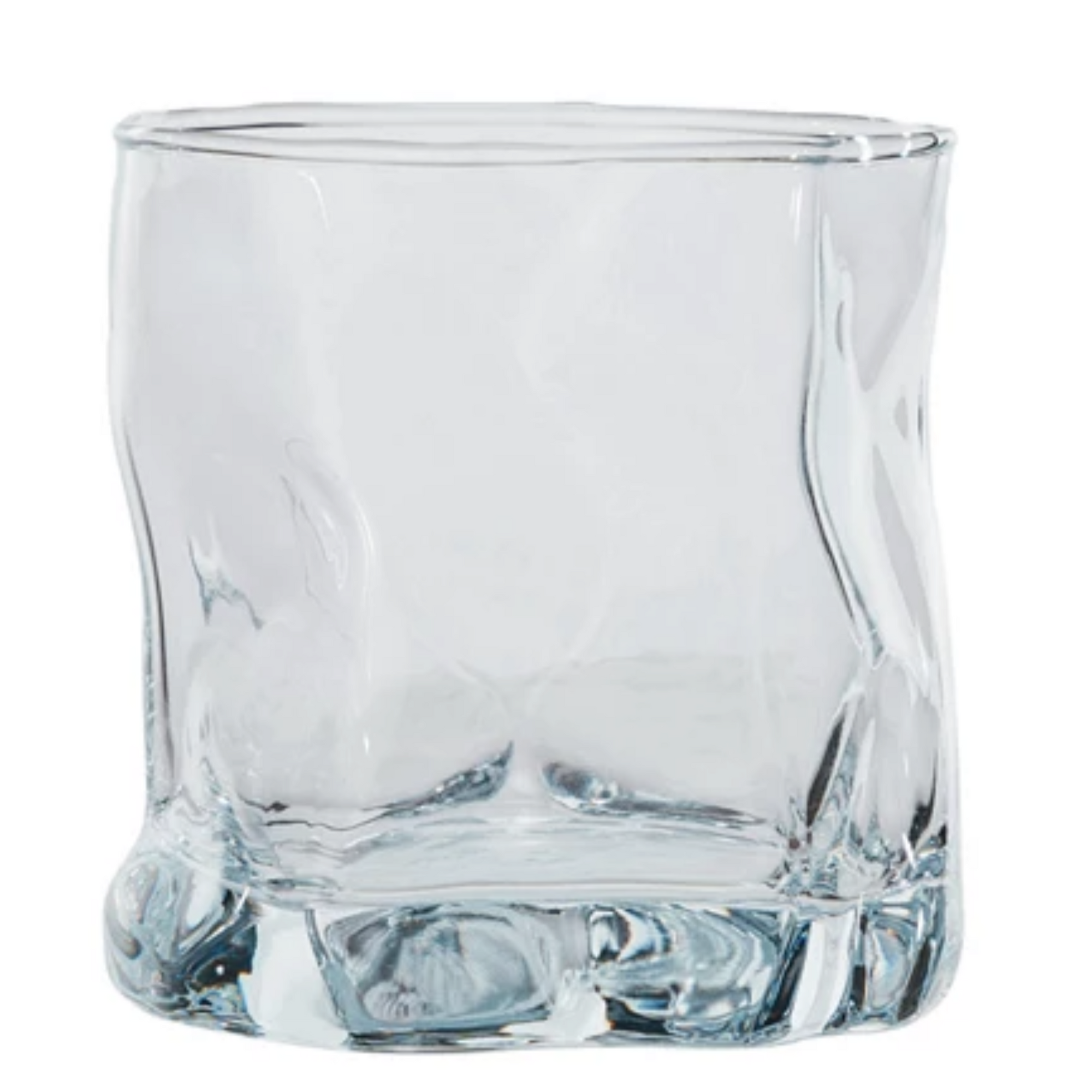 8 oz. Organic Shaped Lowball Drinking Glass