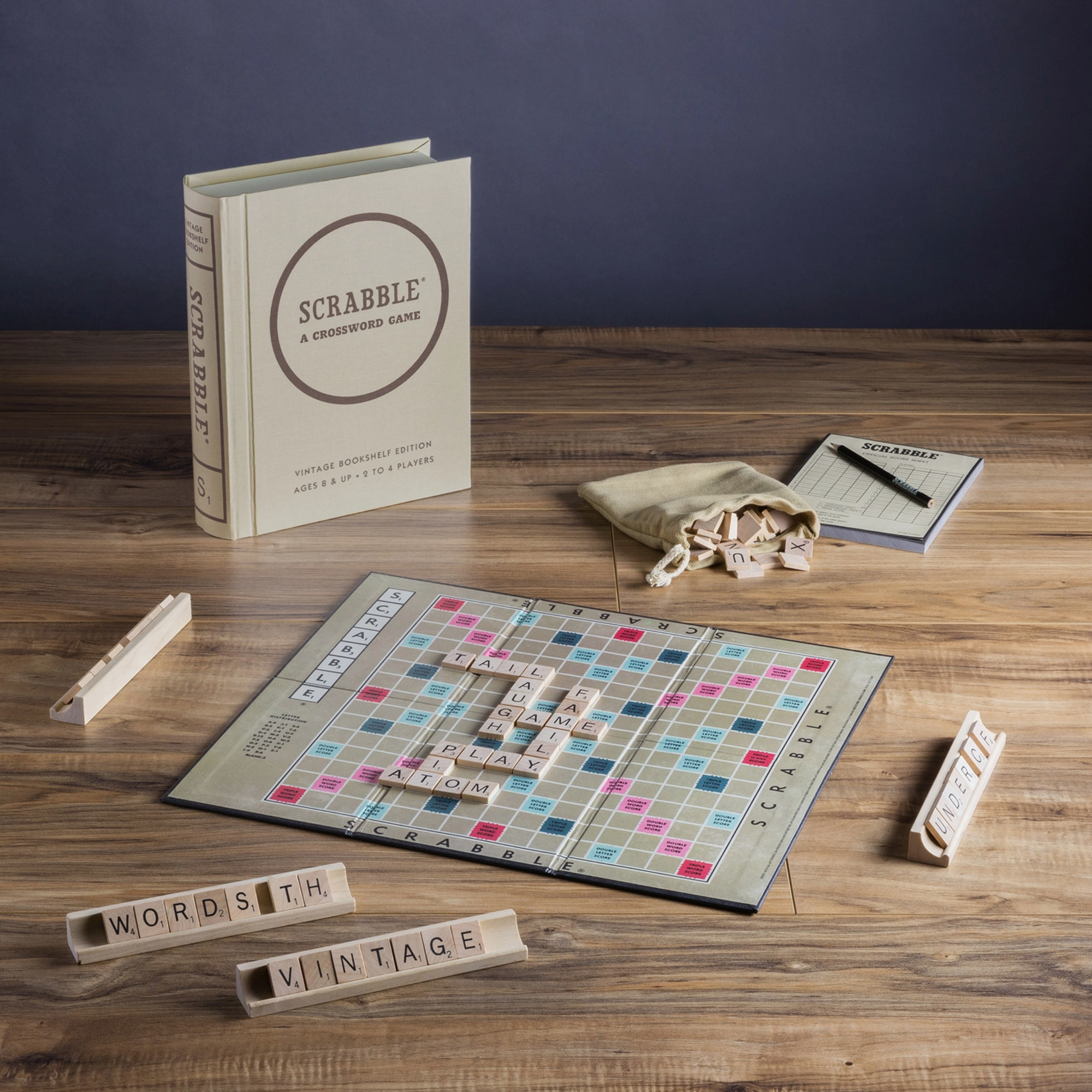 Scrabble Vintage Bookshelf Edition