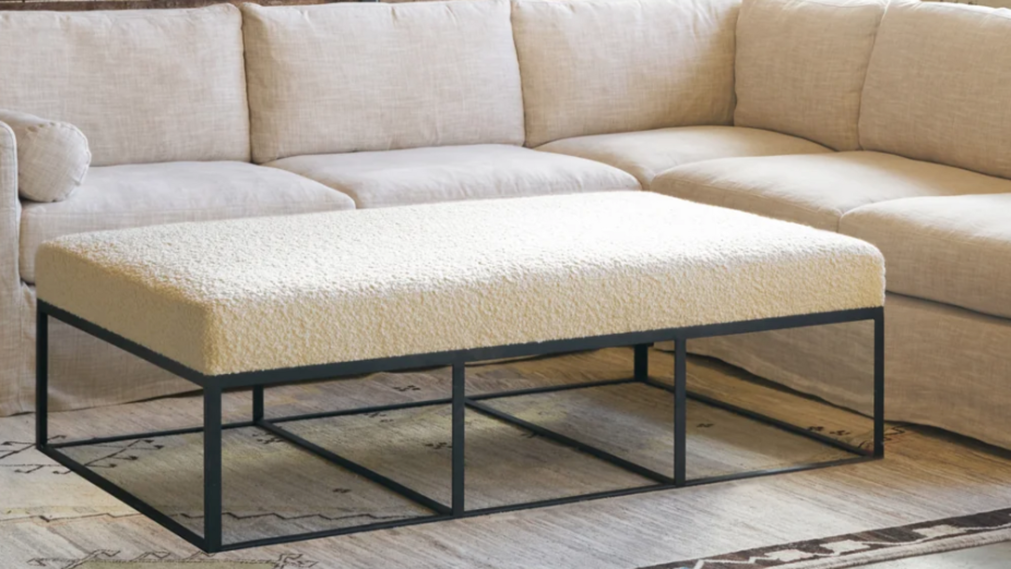 Cruz 60" Ottoman from Cisco Home