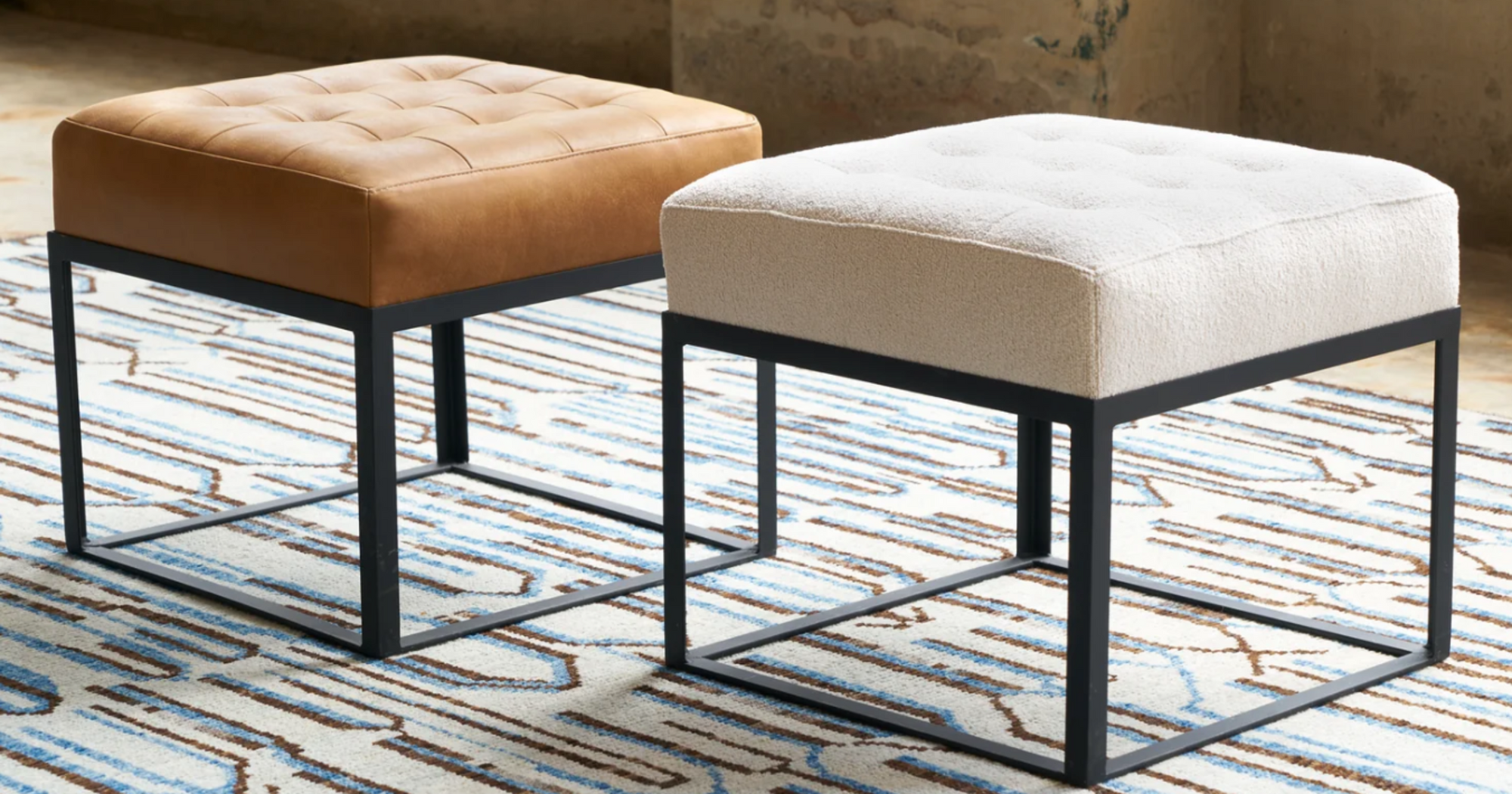 Cruz 20" Ottoman from Cisco Home