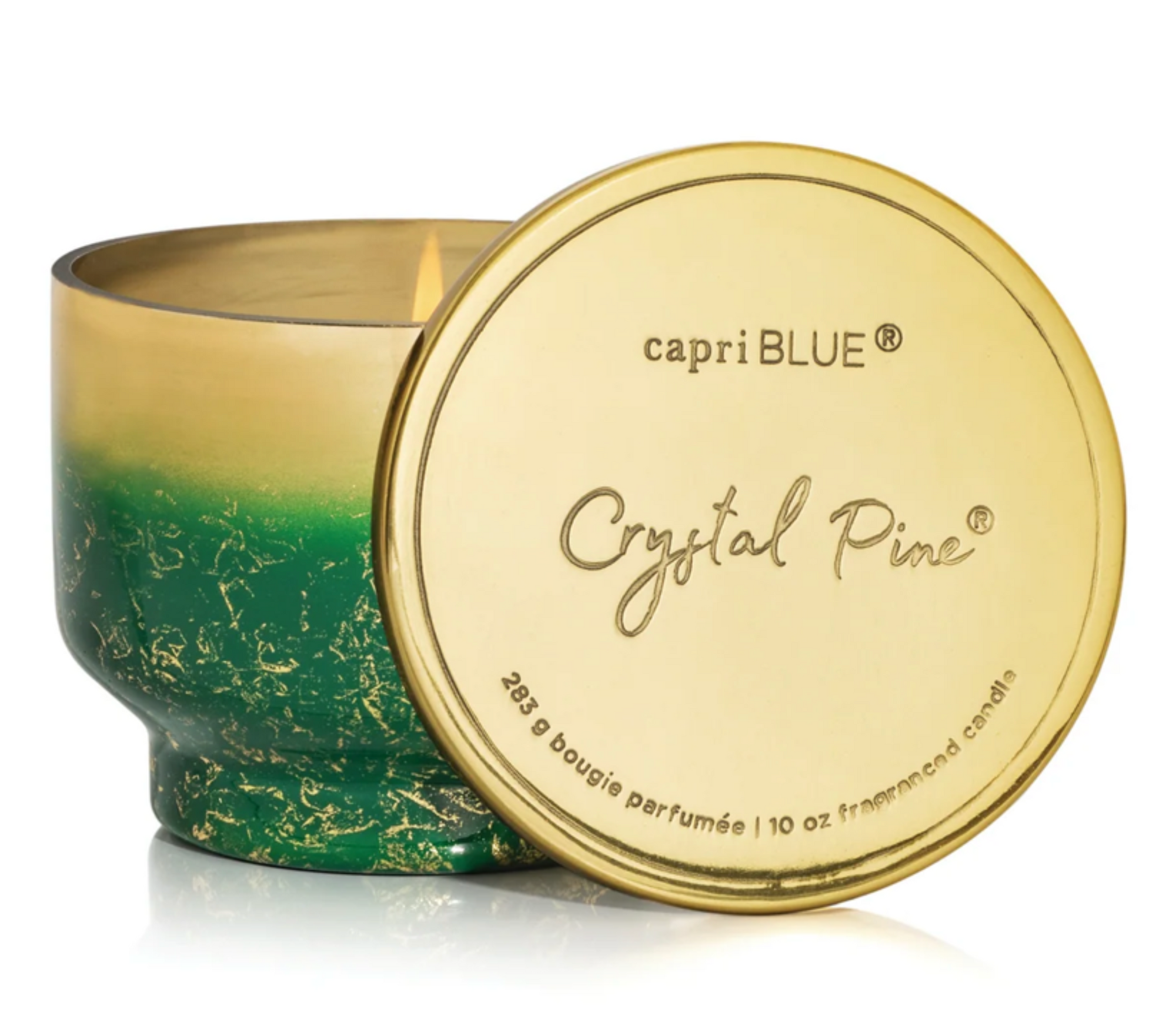 Capri Blue Crystal Pine Glimmer Inverted Jar