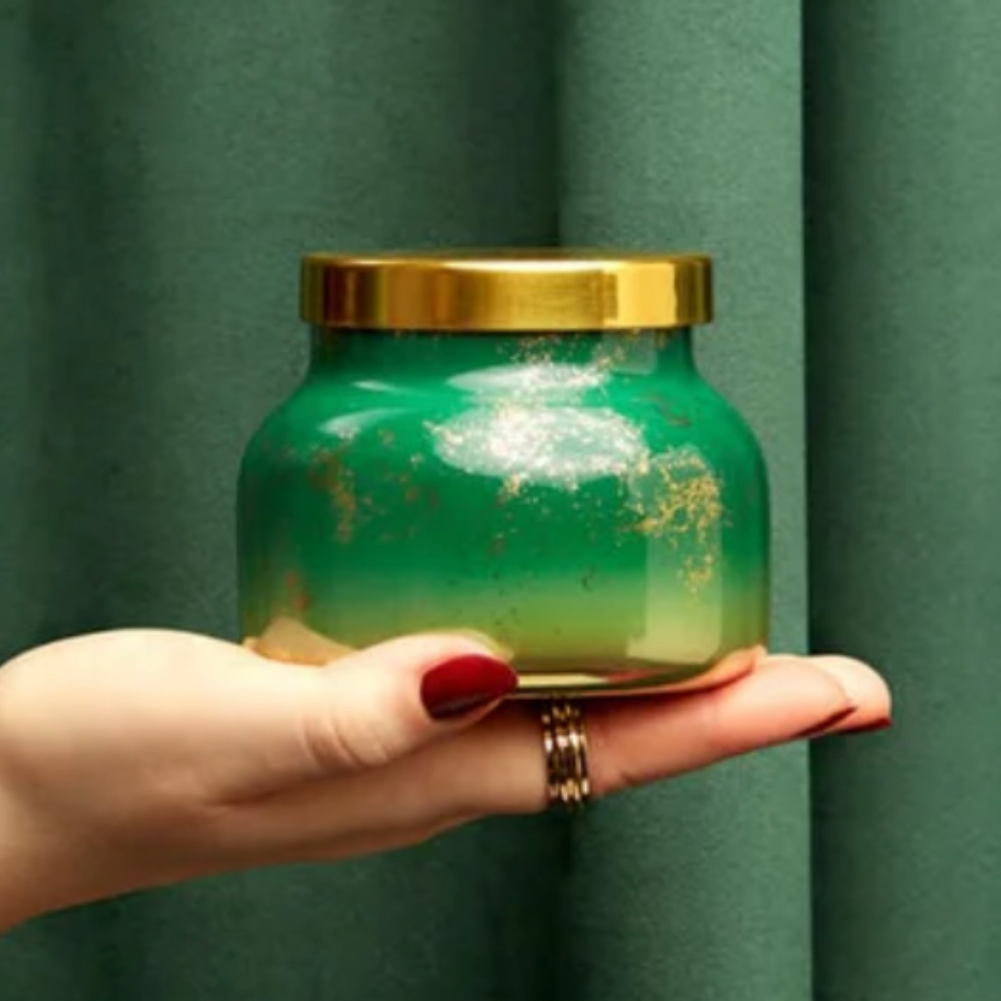 Capri Blue Crystal Pine Glimmer Petite Jar