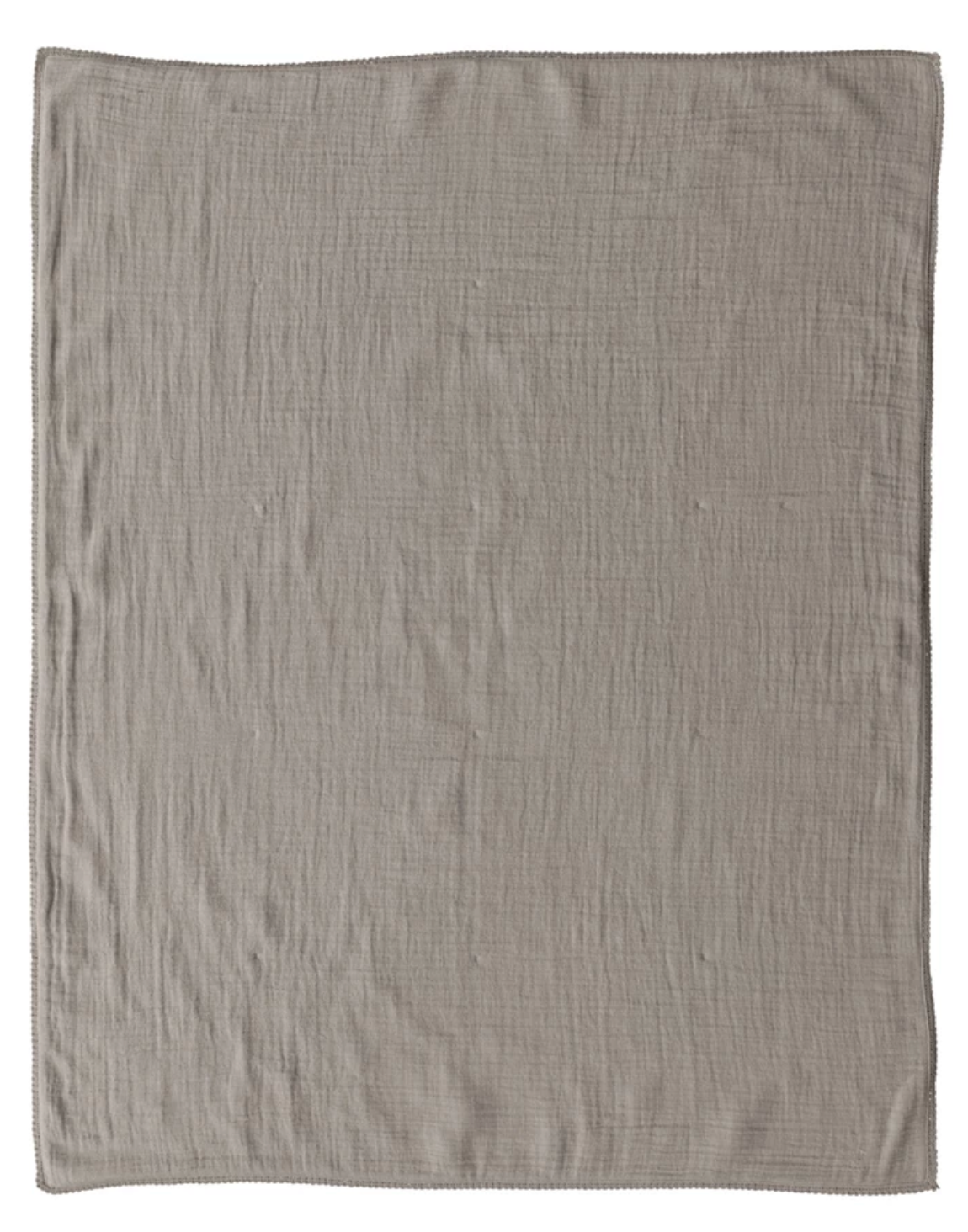 Cotton Double Cloth Baby Blanket w/Trim in Bag