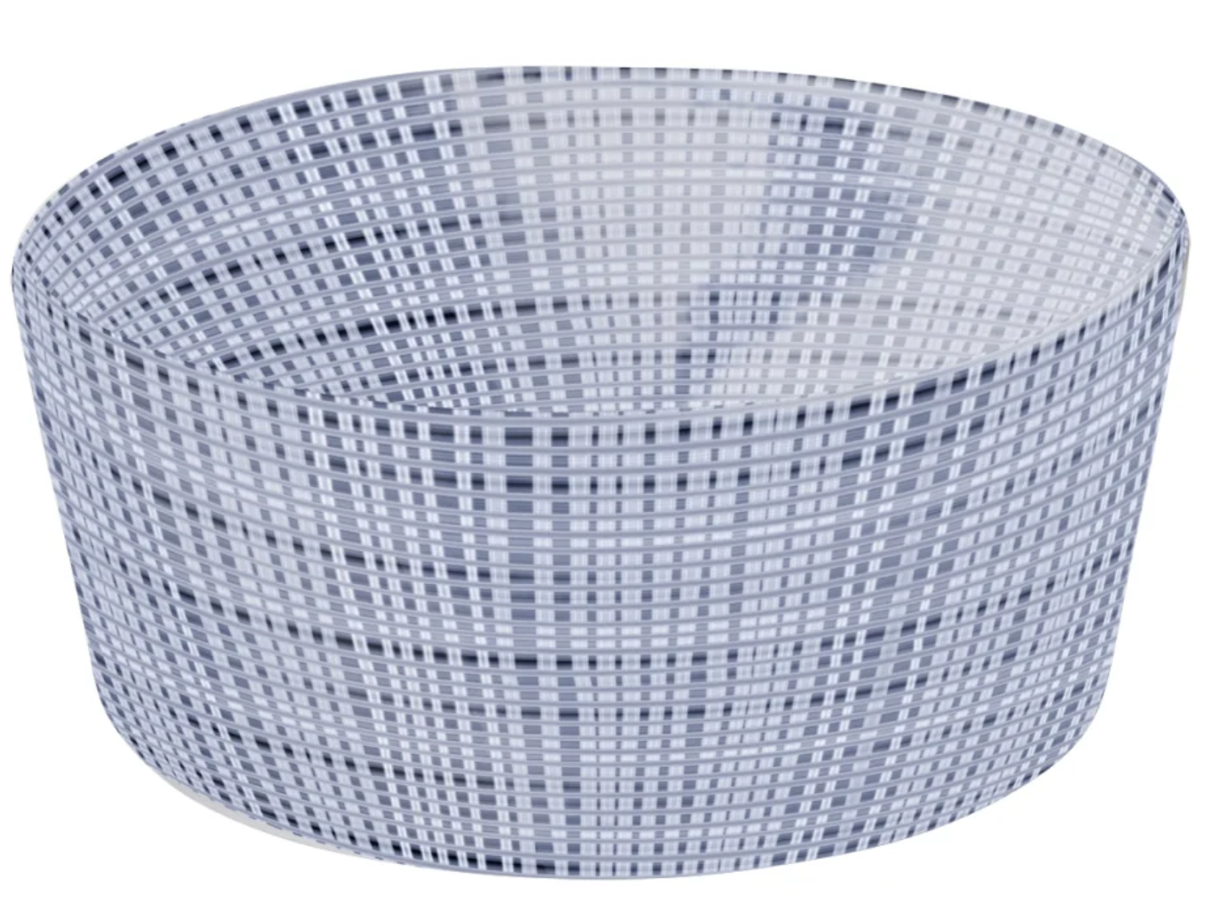 Luxe Linen Indigo 5.5in x 2.25in Salad Bowl