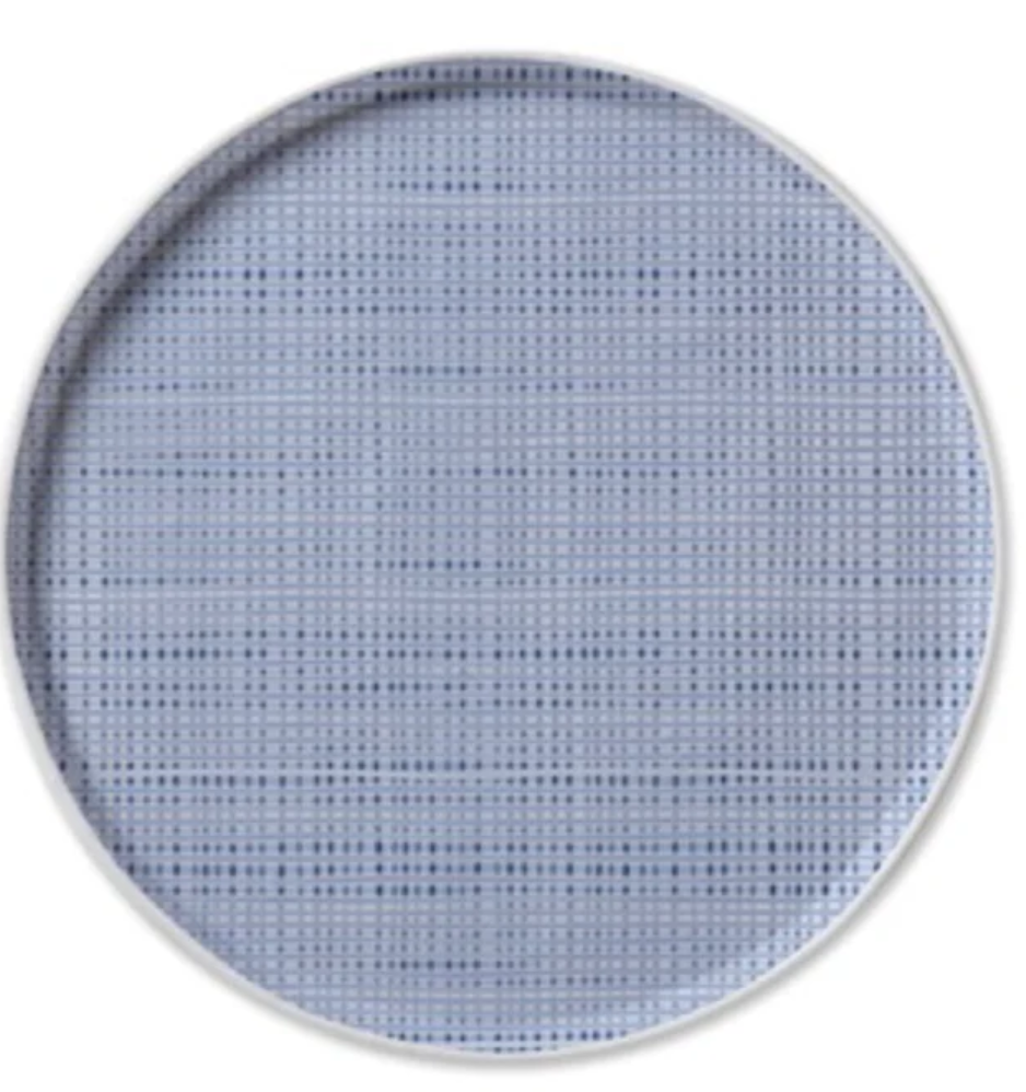 Luxe Linen Indigo 8in Salad Plate