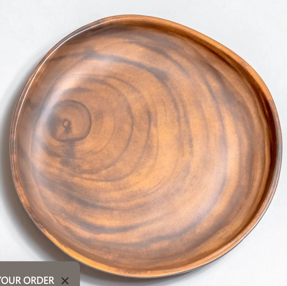 Sequoia Wood Round 8.5 inch Salad Plate