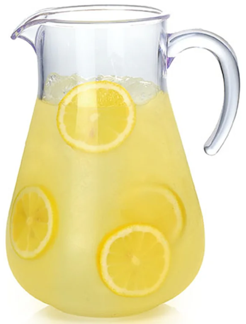 Lemonade Pitcher 2Qt. Clear