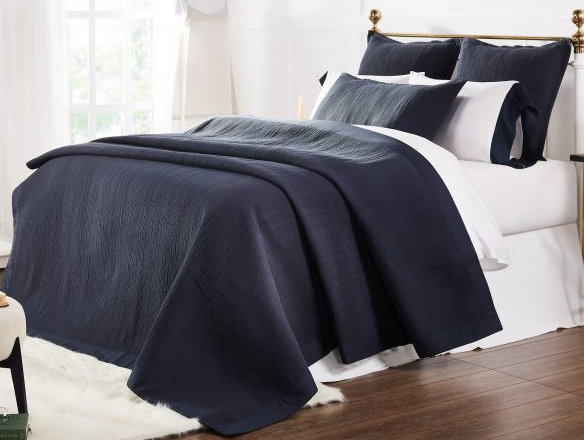 Laela Coverlet Sham Navy