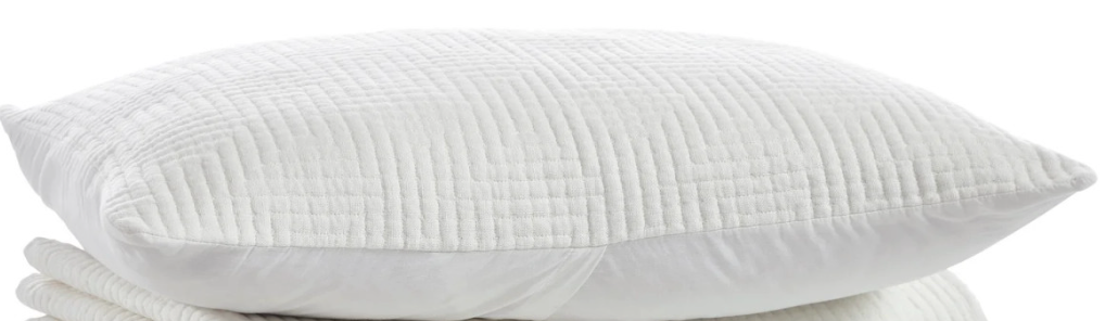 Maze Coverlet Sham White