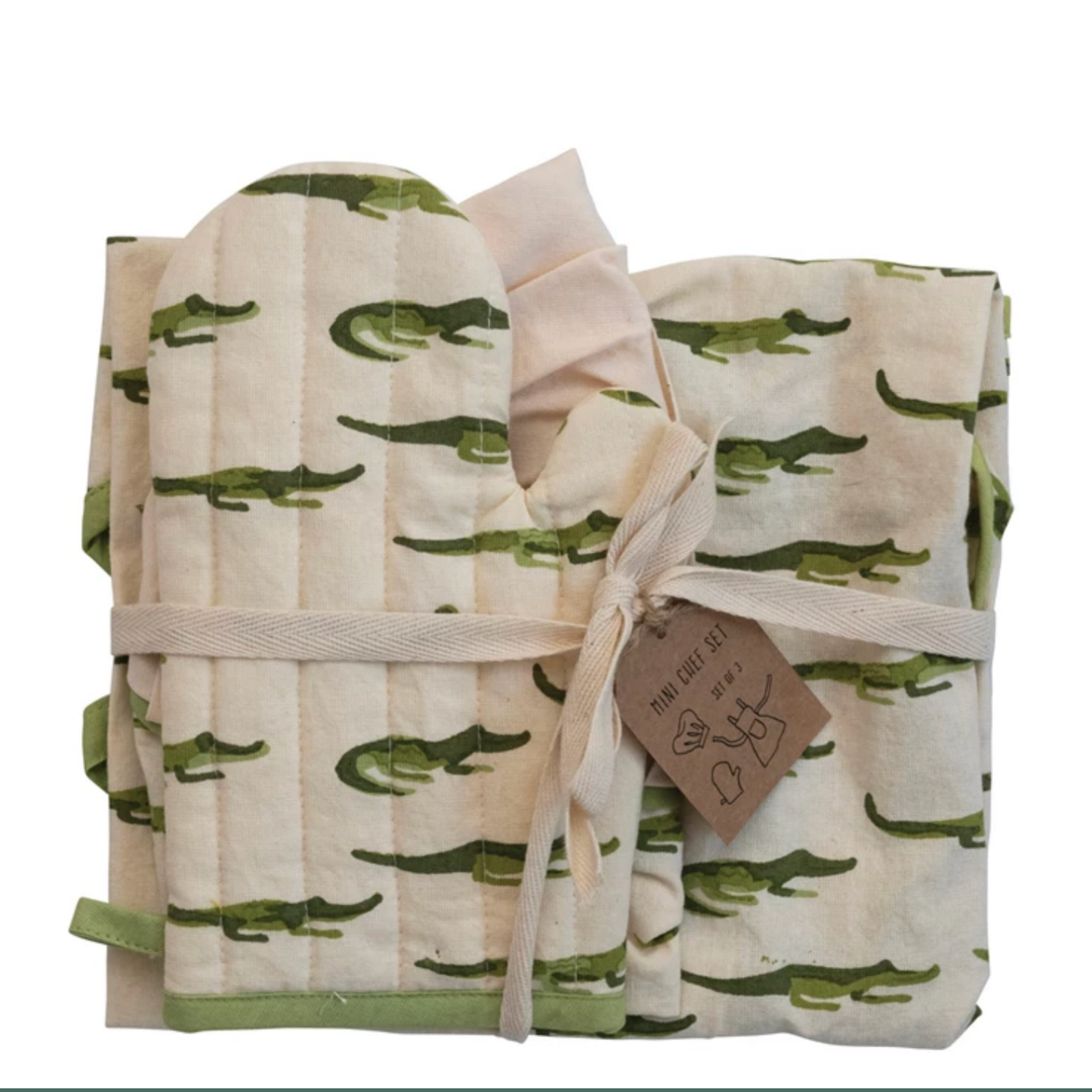 Child Apron with Alligators