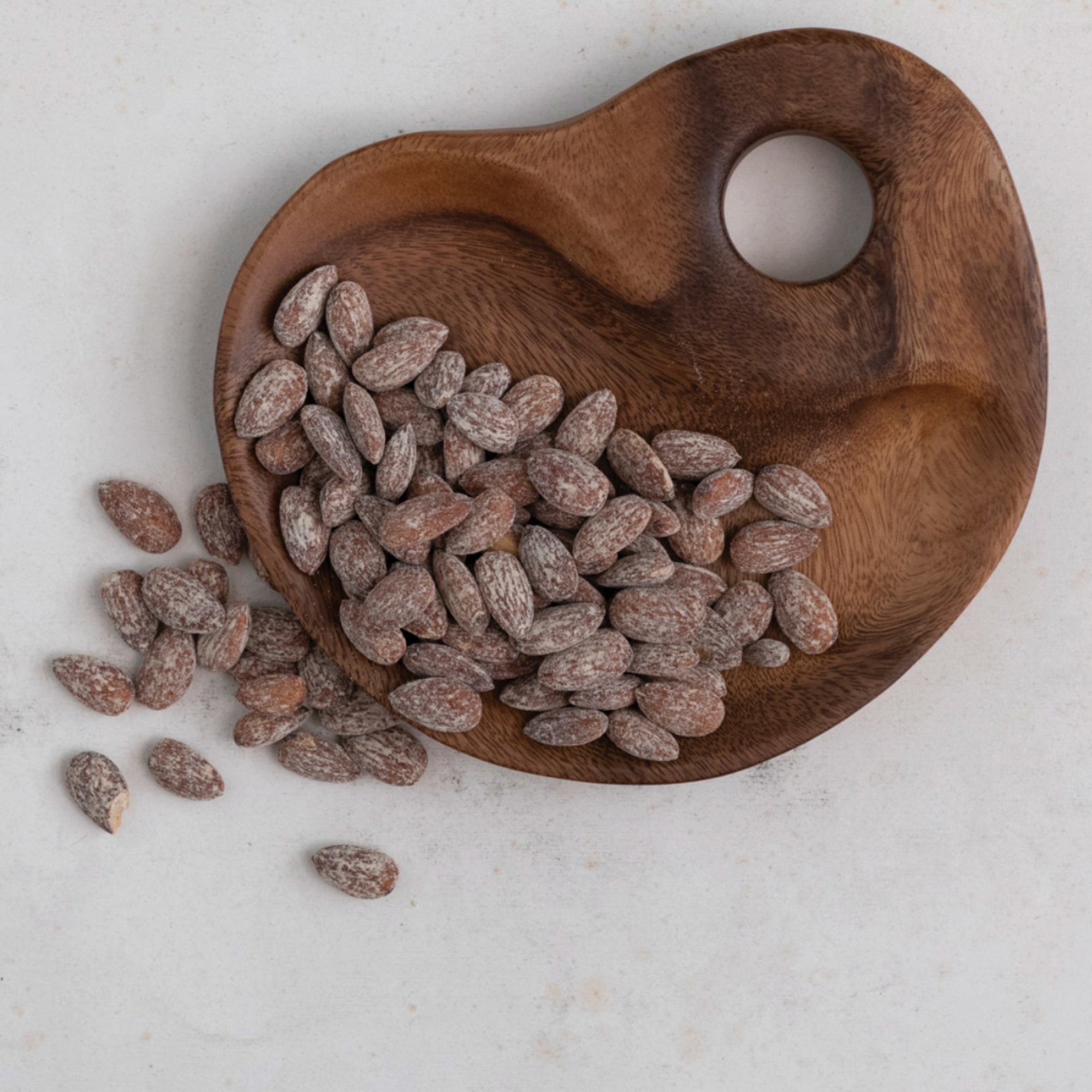 Acacia Wood Tray w/ Handle