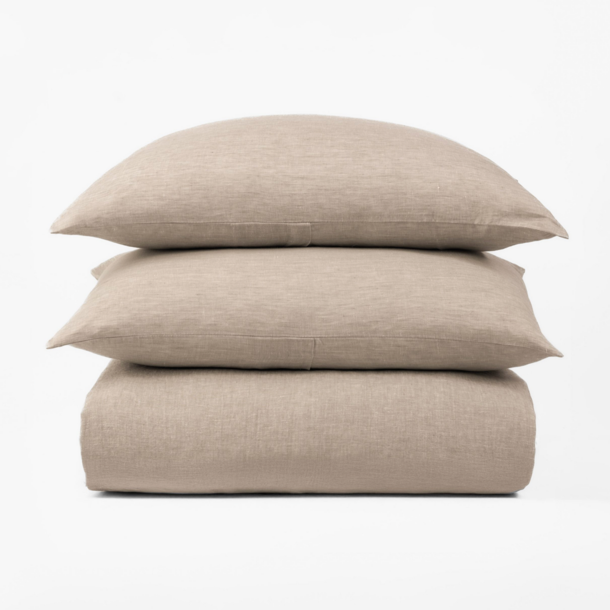 DAMARA LINEN DUVET COVER, NATURAL