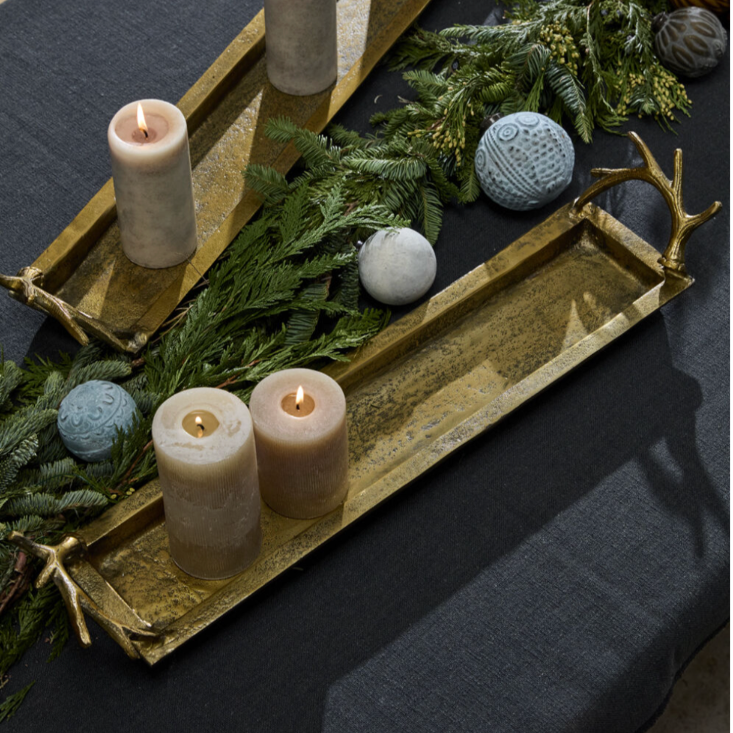 Found Antler Tray Large Small