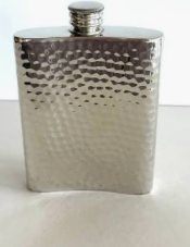 Pewter English made flask 10 oz