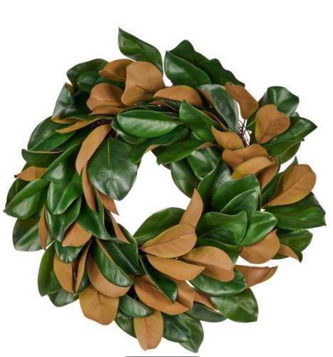 Magnolia Leaf Wreath 22"