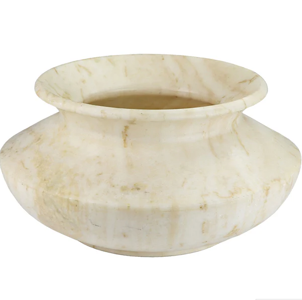 Turned Marble Water Pot