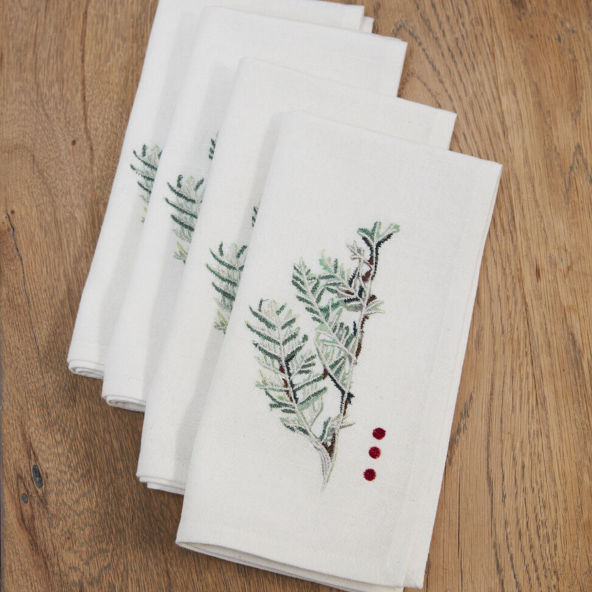 White Alpine Napkins