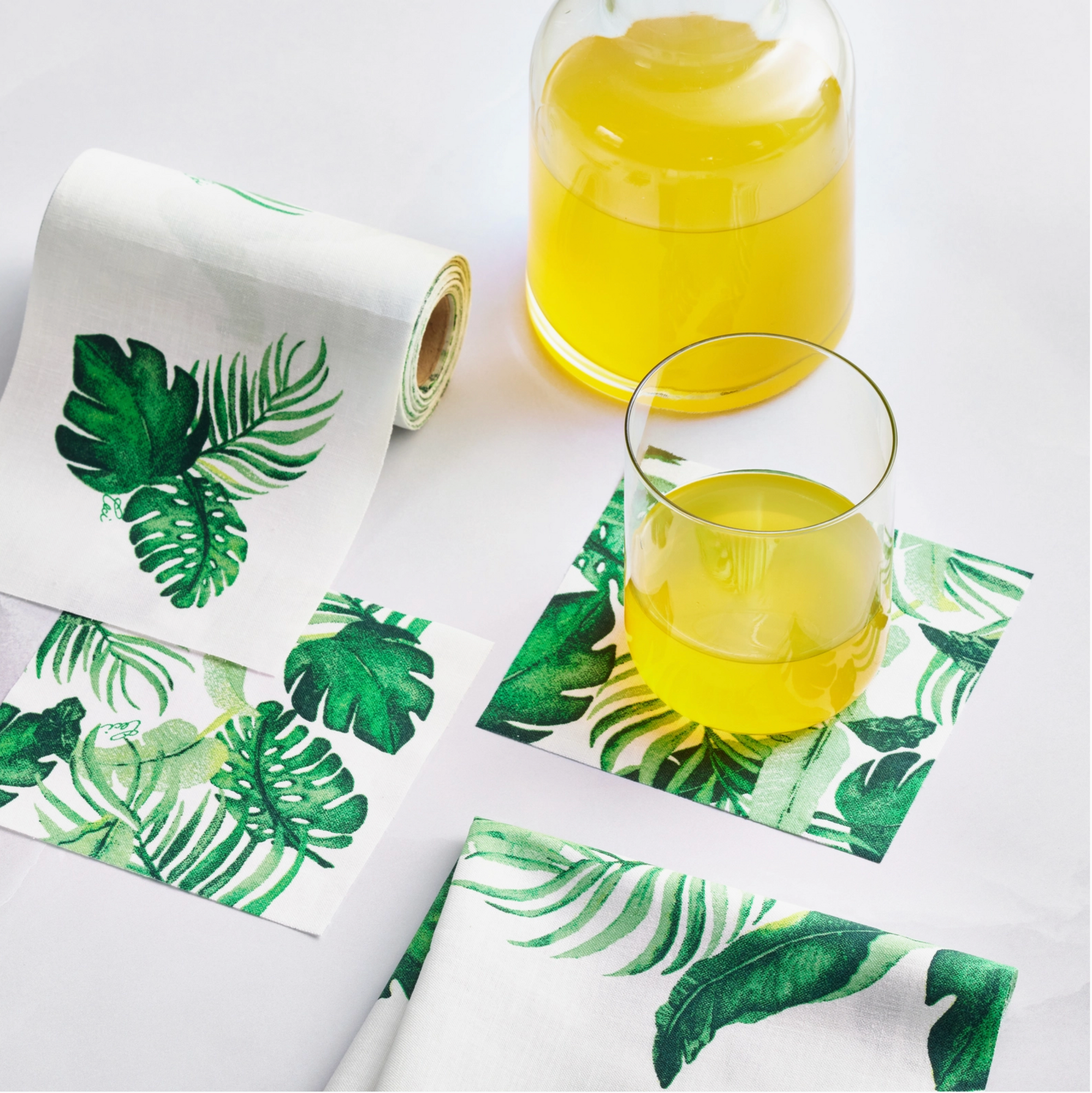 Ceci X MY DRAP Tropical Palms Cocktail Napkins