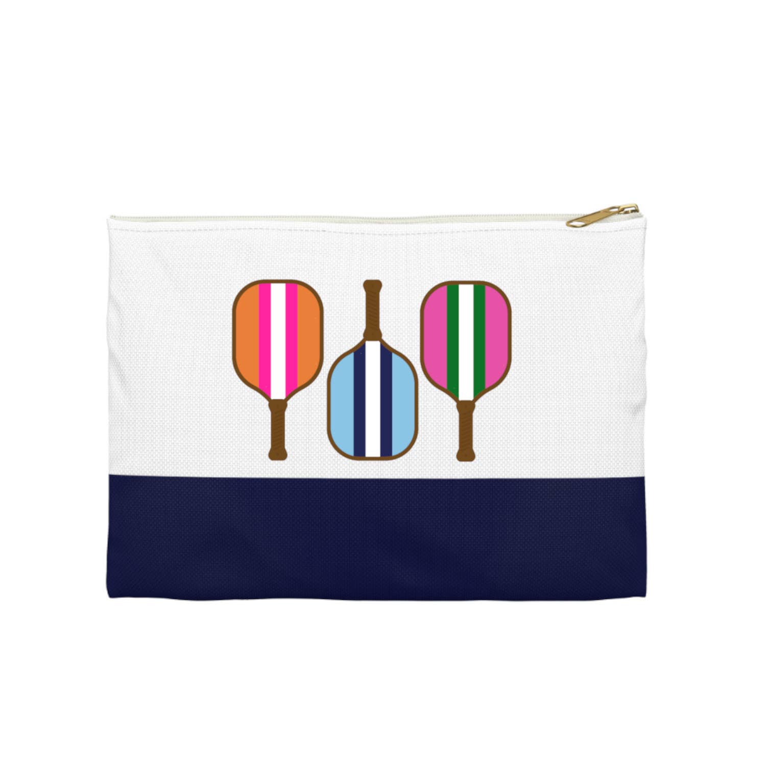 Canvas Pouch - Pickleball Colorful