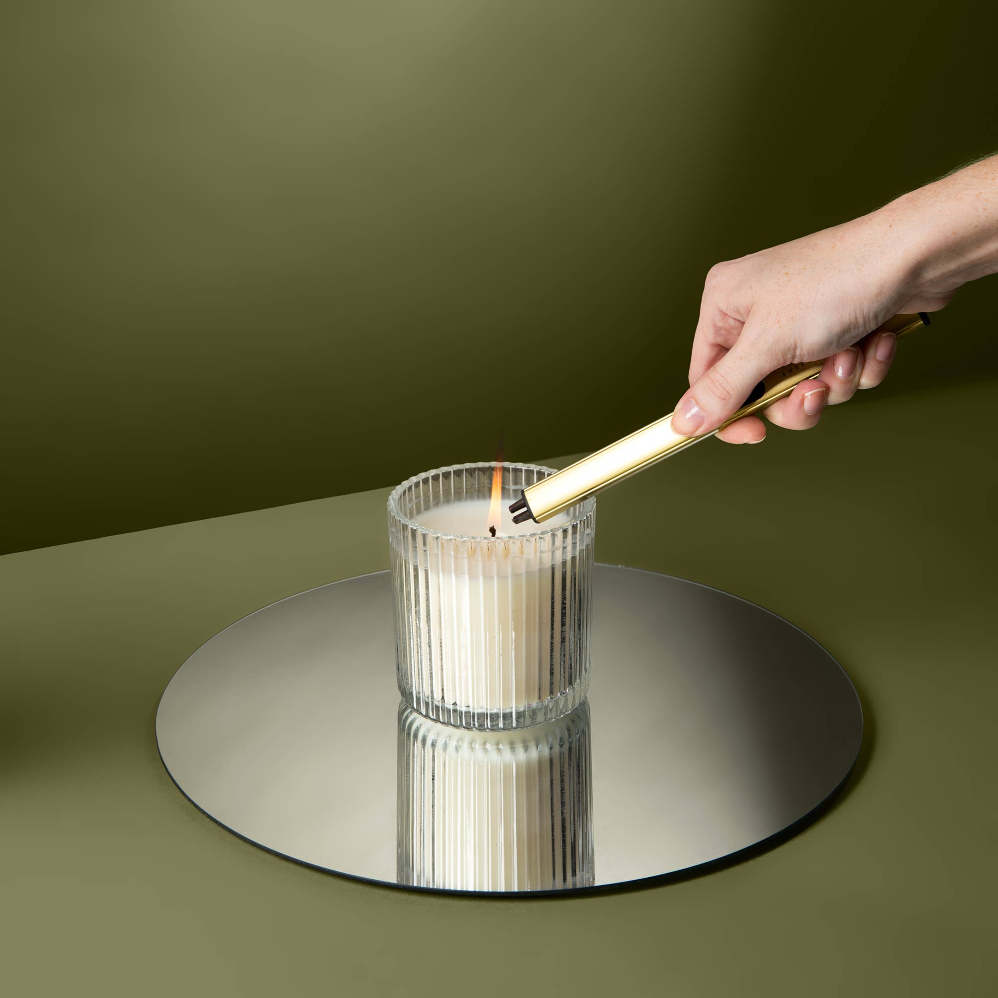 Gold Rechargeable Electric Lighter - Home Decor &amp; Gifts