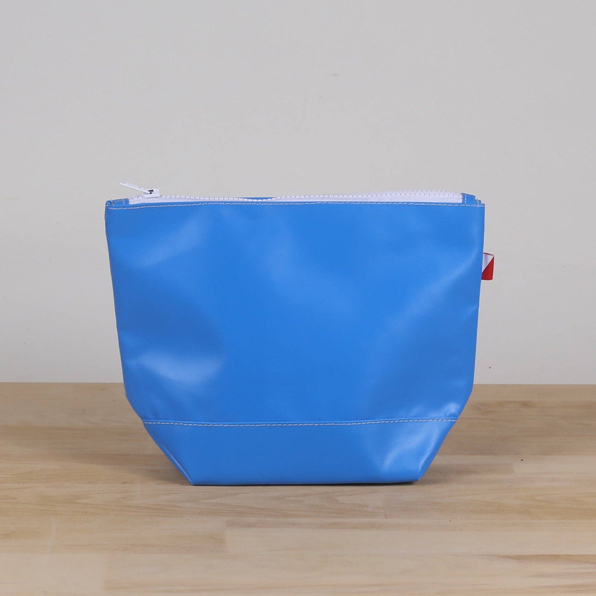 Big Sur Splash Zip Pouch: White