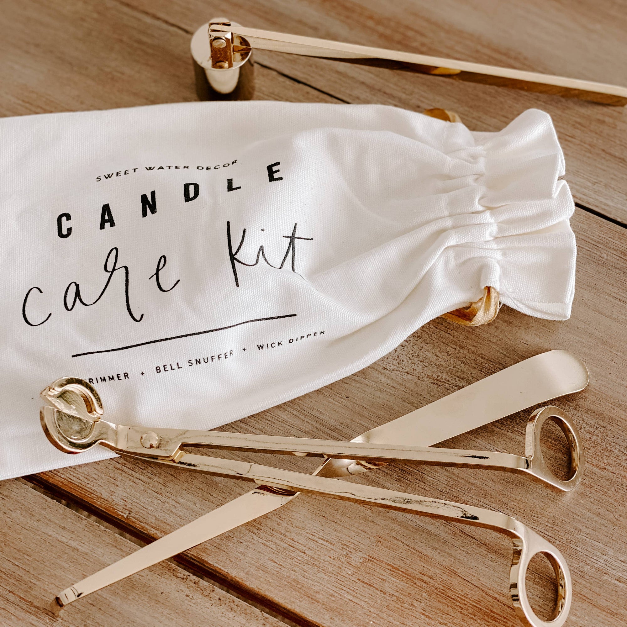 Gold Candle Care Kit - Home Decor &amp; Gifts