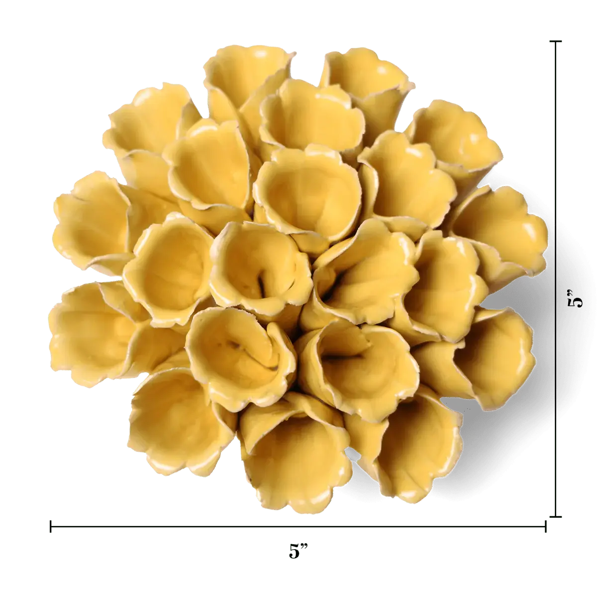 Unique Wall Hanging Yellow Flower Tabletop Or Wall Art