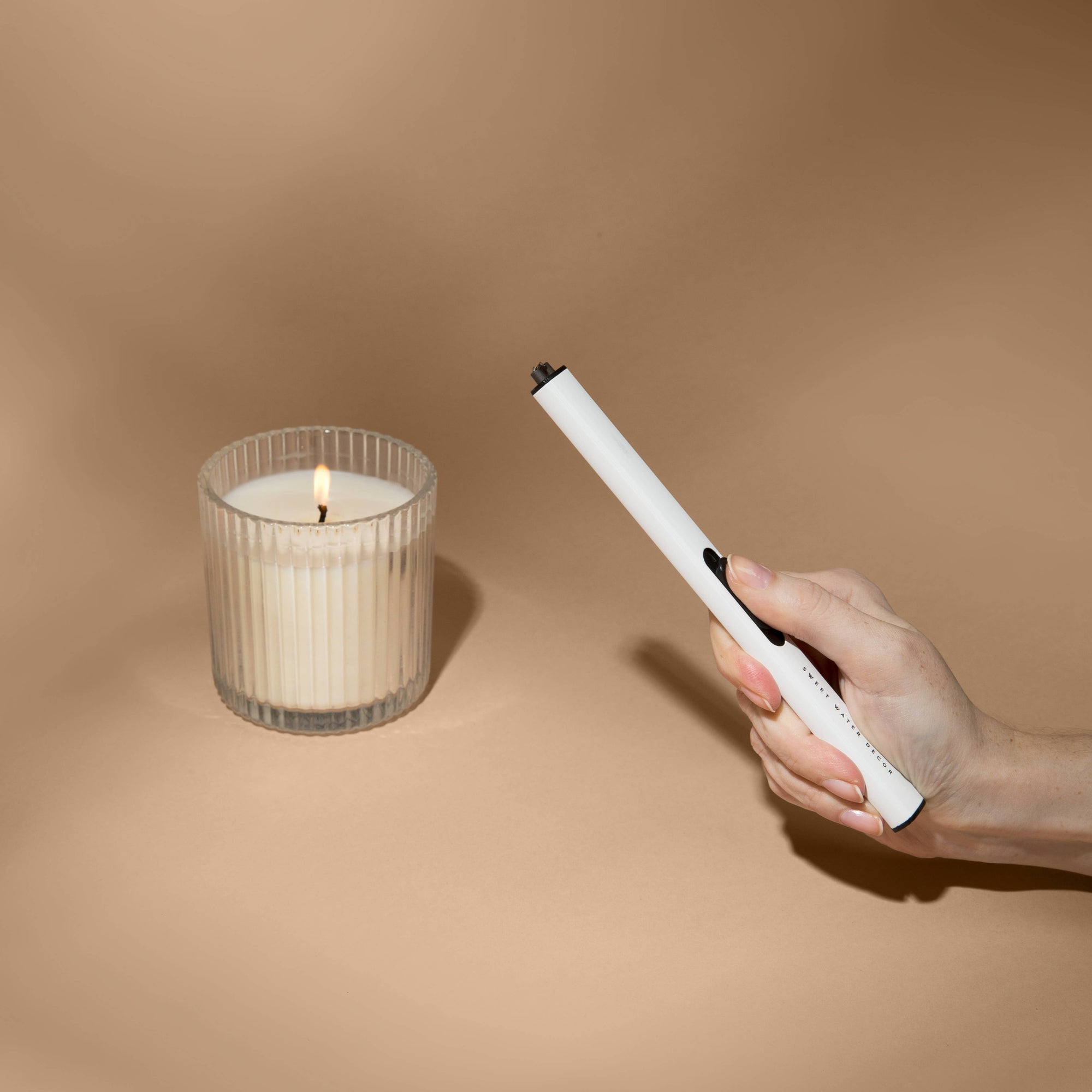 White Rechargeable Electric Lighter - Home Decor &amp; Gifts