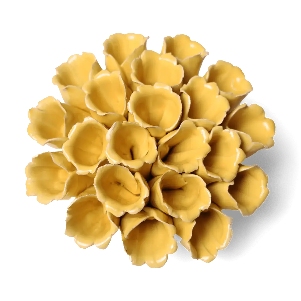 Unique Wall Hanging Yellow Flower Tabletop Or Wall Art