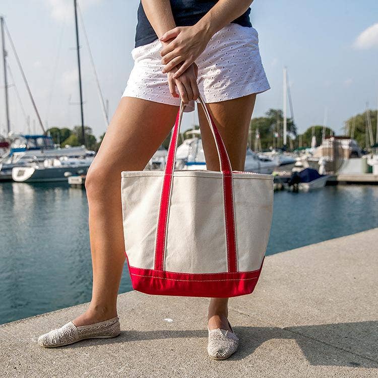 ShoreBags Classic Tote Medium Private Label Customizable: Cobalt