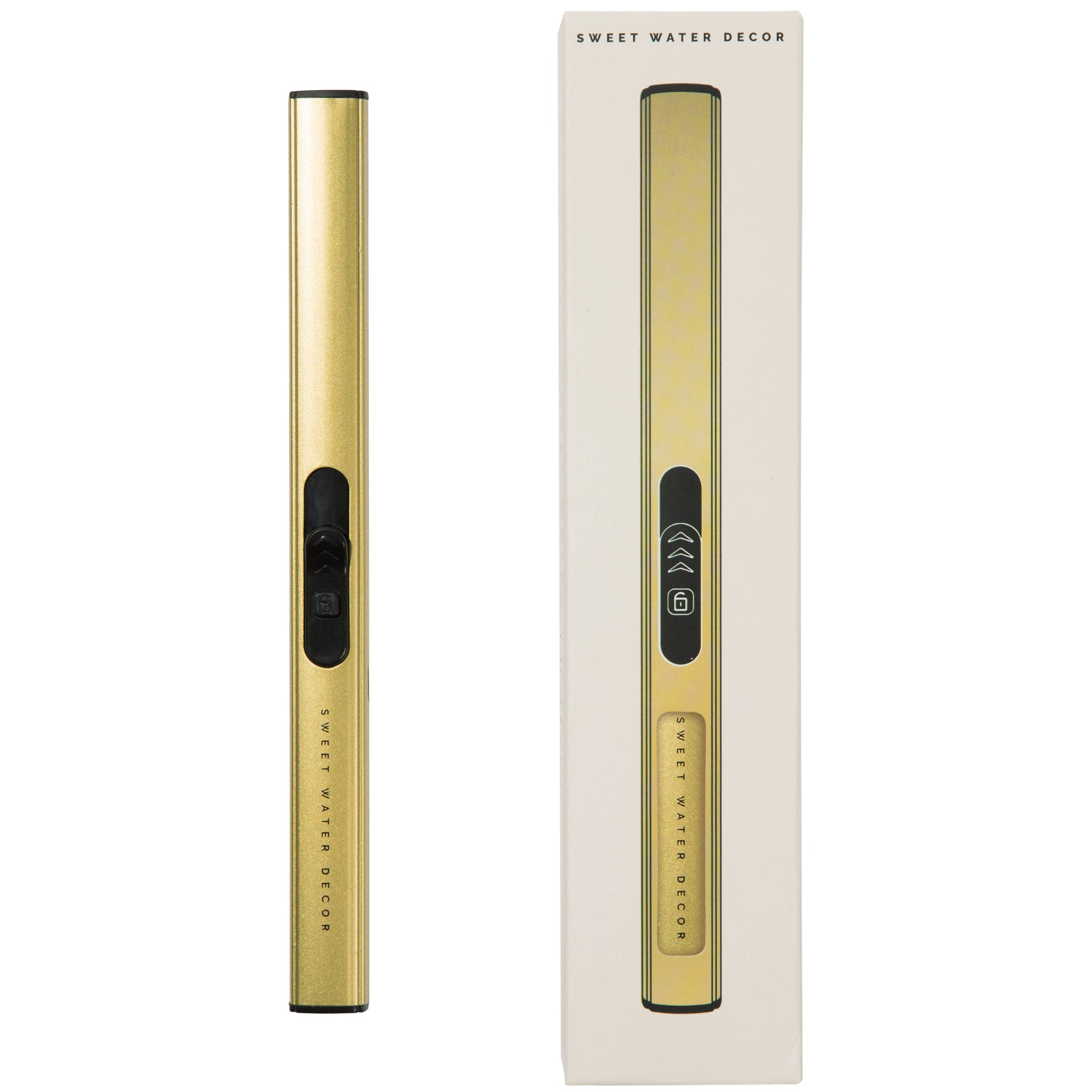 Gold Rechargeable Electric Lighter - Home Decor &amp; Gifts